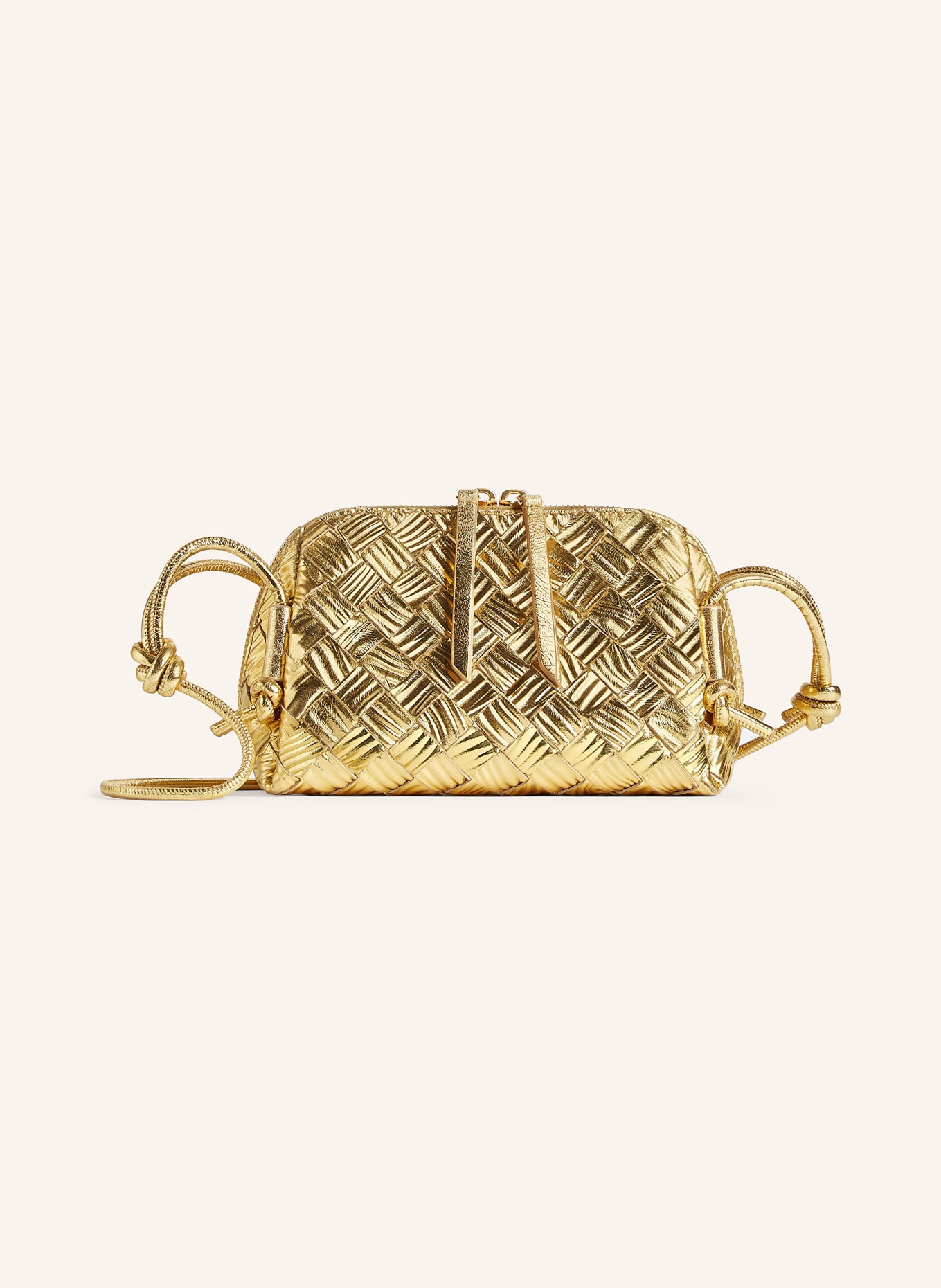 BOTTEGA VENETA Umhängetasche CONCERT: GOLD/GOLD