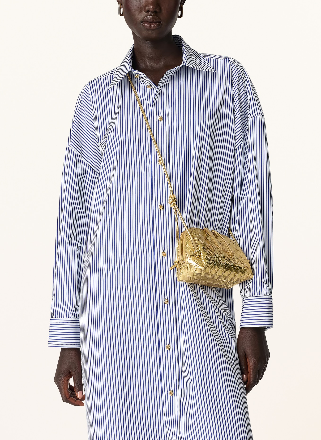 BOTTEGA VENETA Umhängetasche CONCERT: GOLD/GOLD