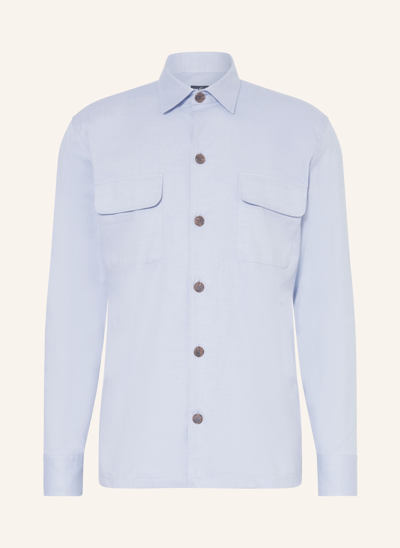 van Laack Overshirt REYDIN: HELLBLAU