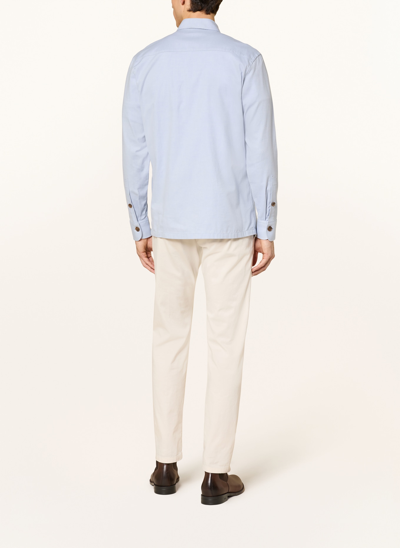 van Laack Overshirt REYDIN: HELLBLAU