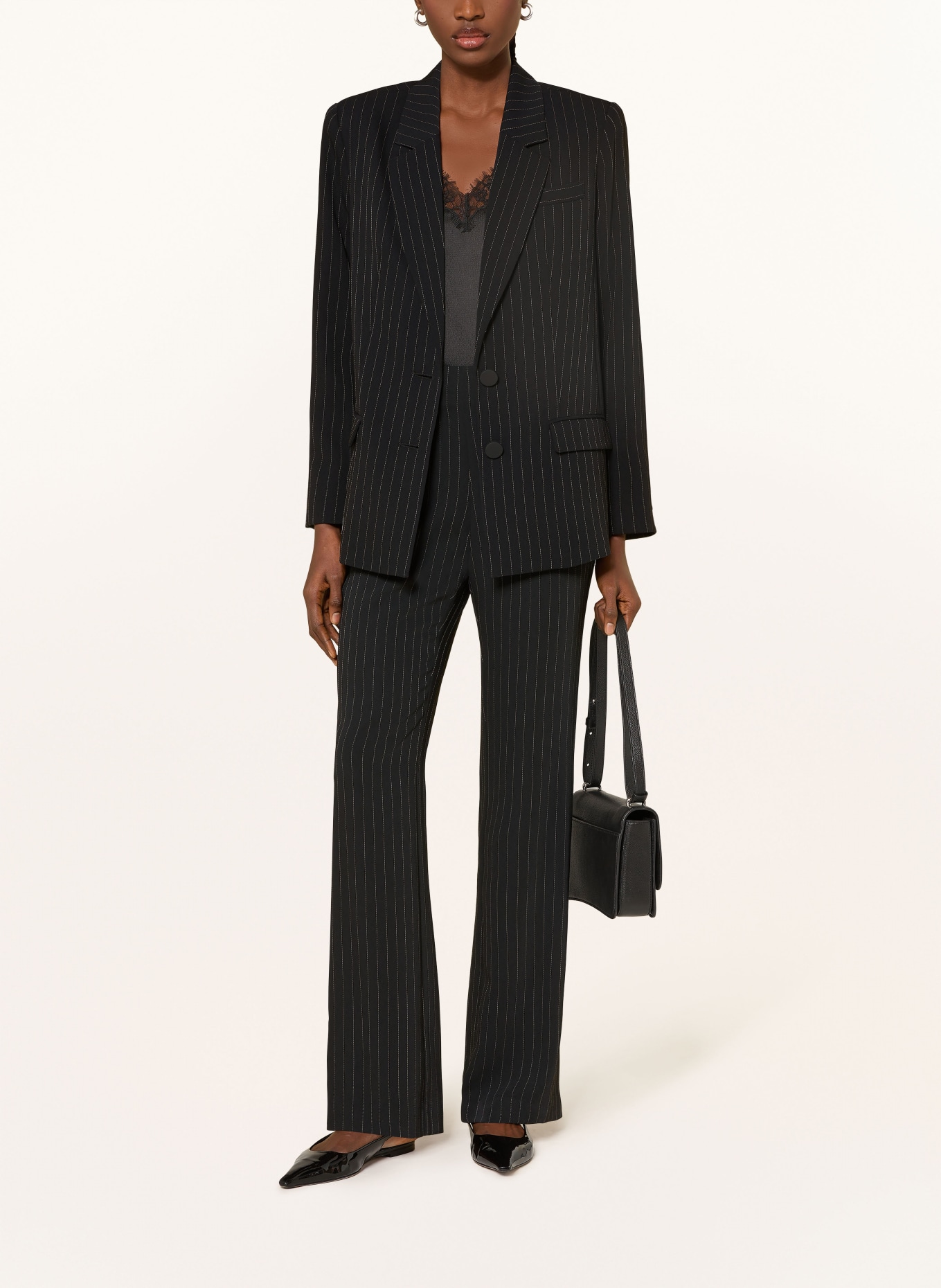 ARMANI EXCHANGE Blazer: SCHWARZ / BEIGE