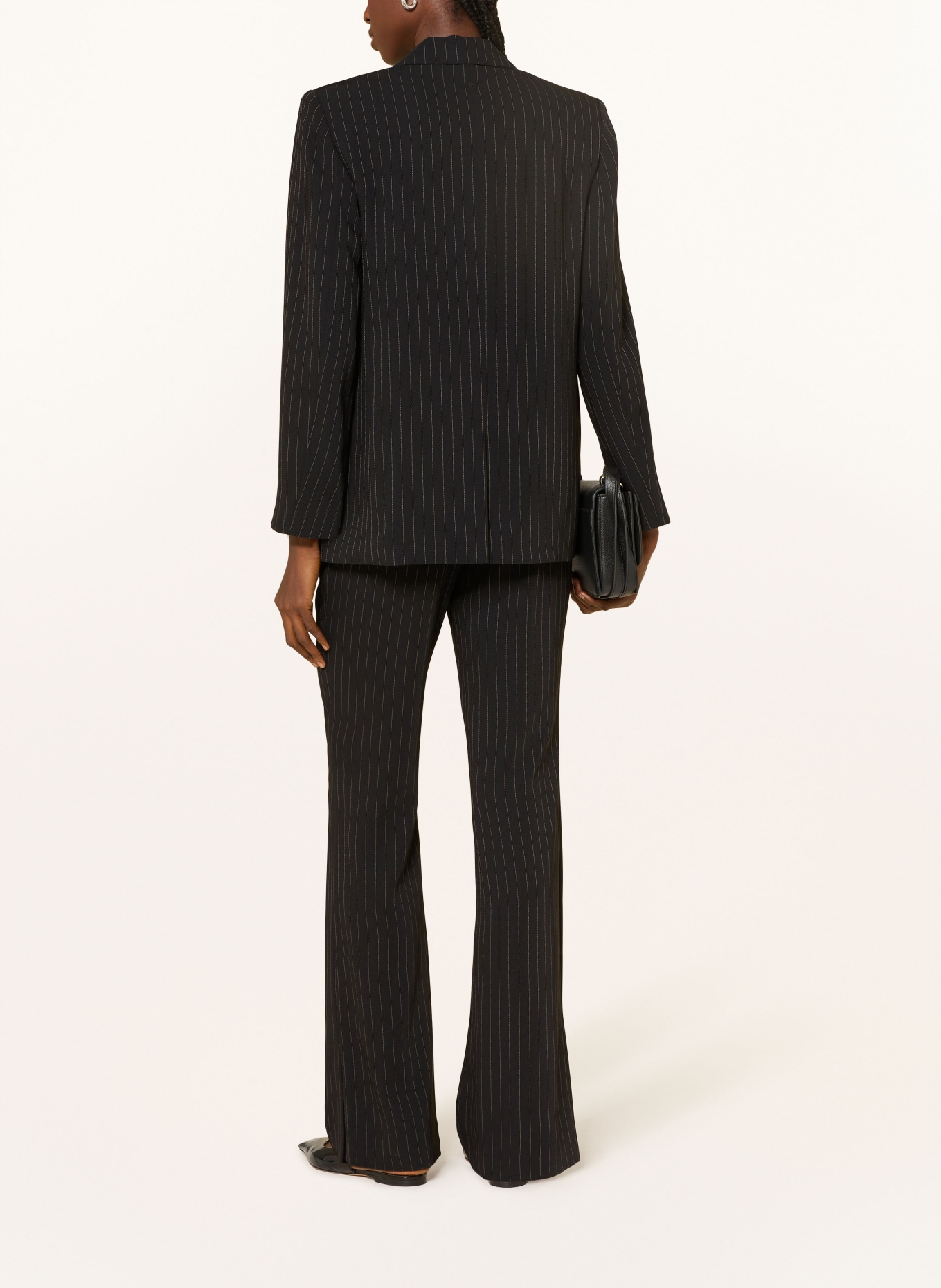 ARMANI EXCHANGE Marlenehose: SCHWARZ / ORANGE