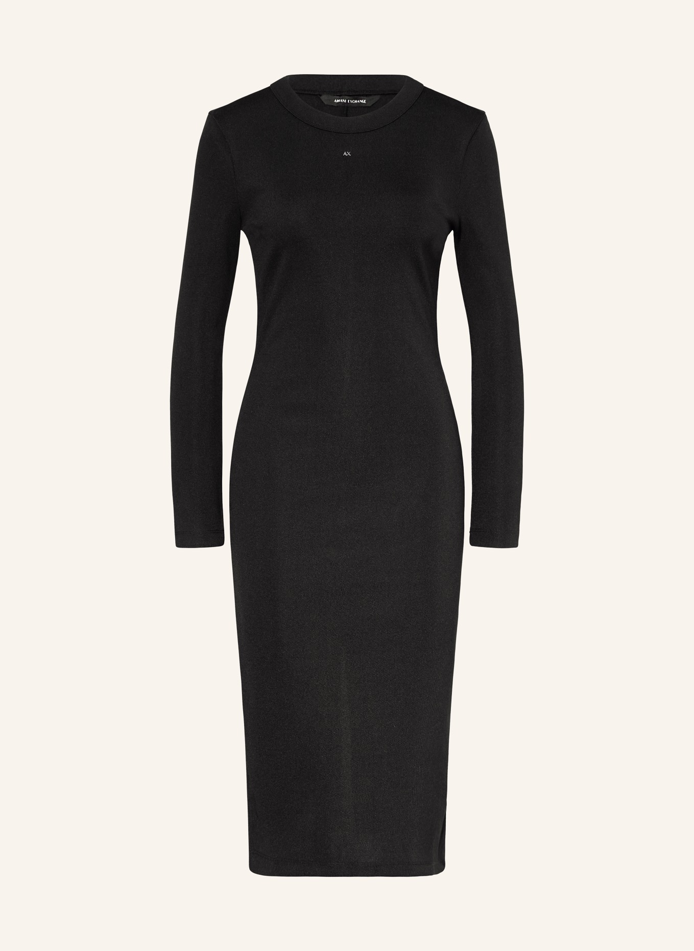 ARMANI EXCHANGE Strickkleid: SCHWARZ