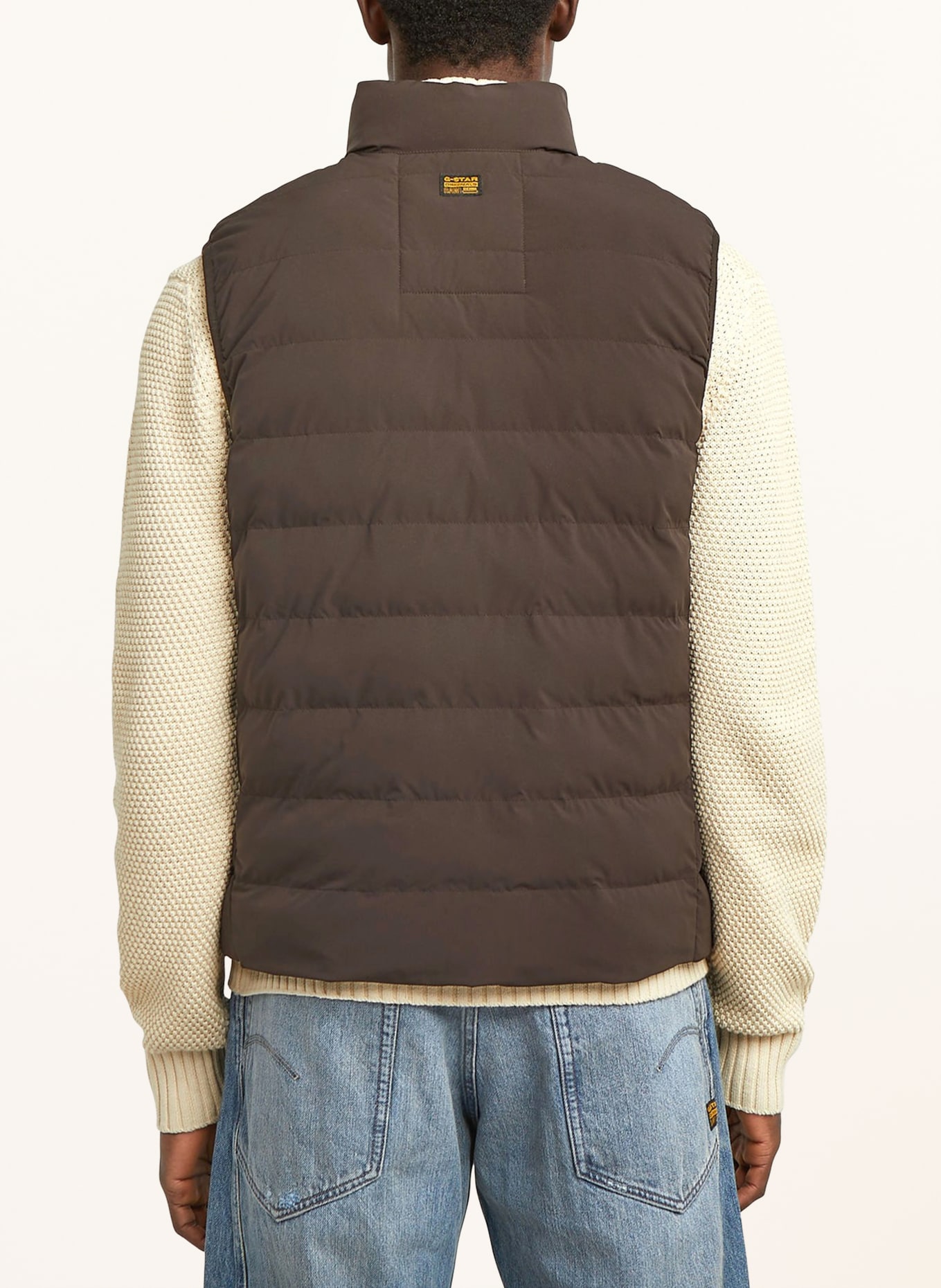 G-Star Steppweste FOUNDATION LINER: DUNKELBRAUN