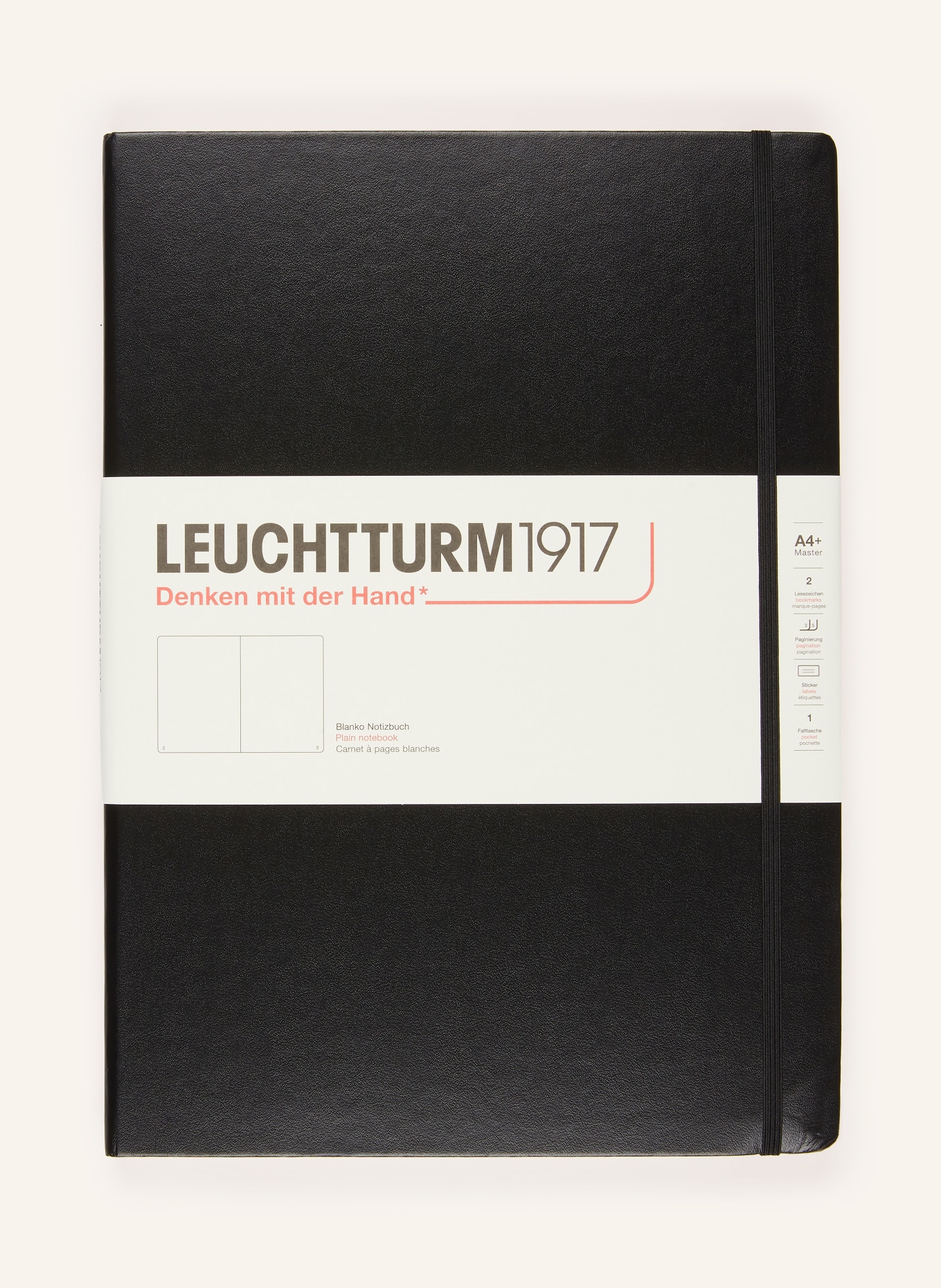 LEUCHTTURM Notizbuch MASTER CLASSIC: SCHWARZ