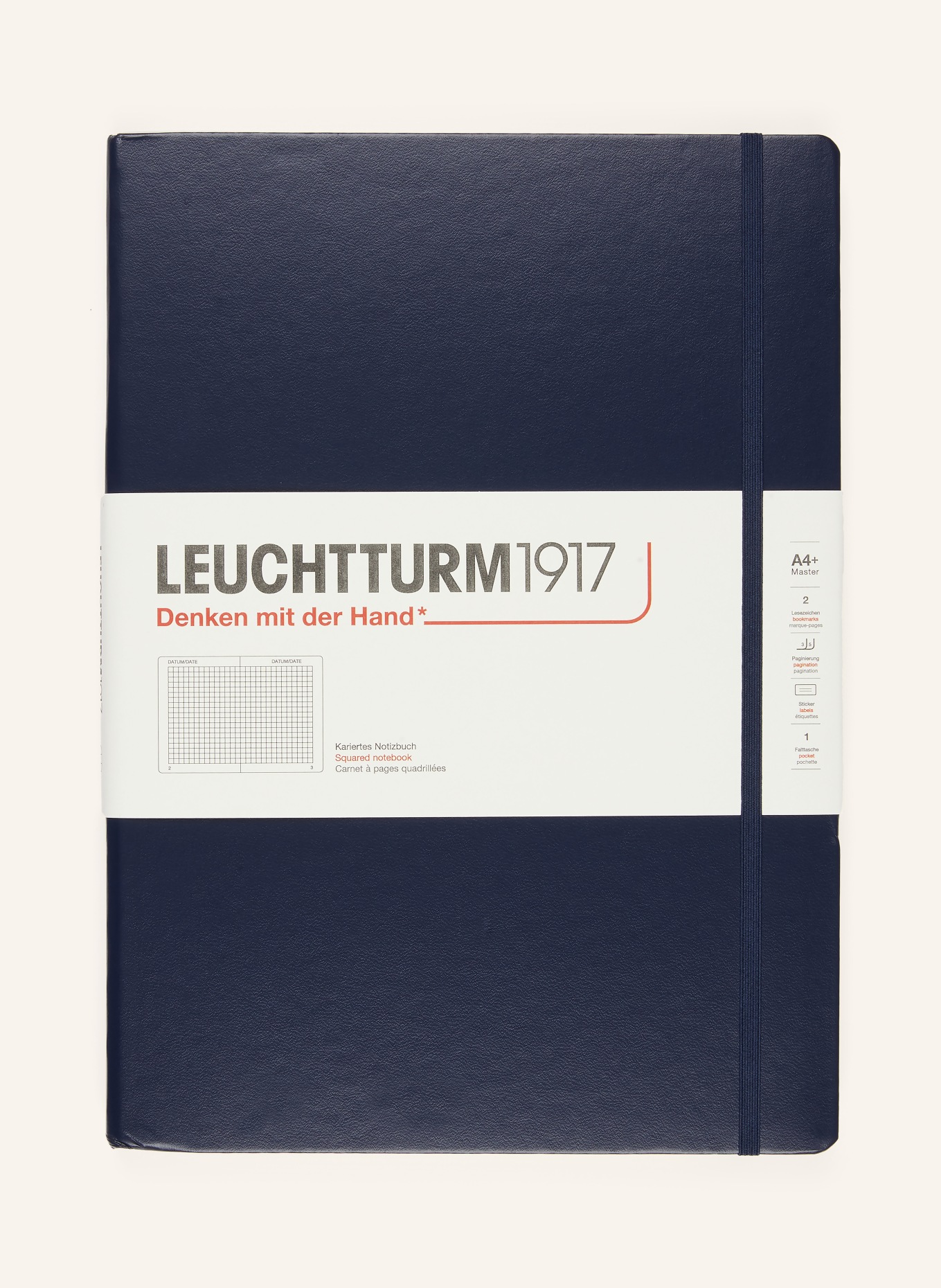 LEUCHTTURM Notizbuch MASTER CLASSIC: DUNKELBLAU