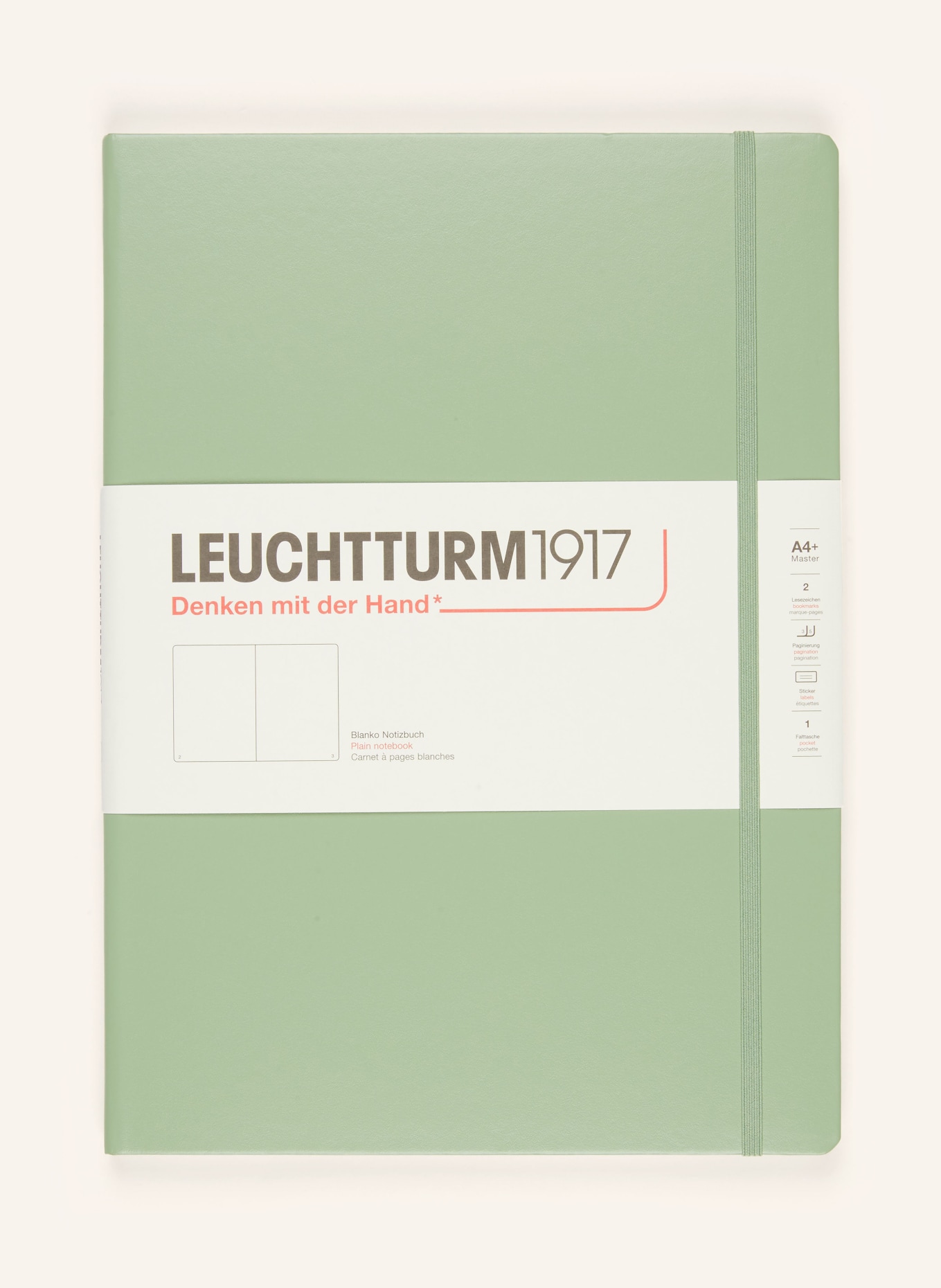 LEUCHTTURM Notizbuch: HELLGRÜN