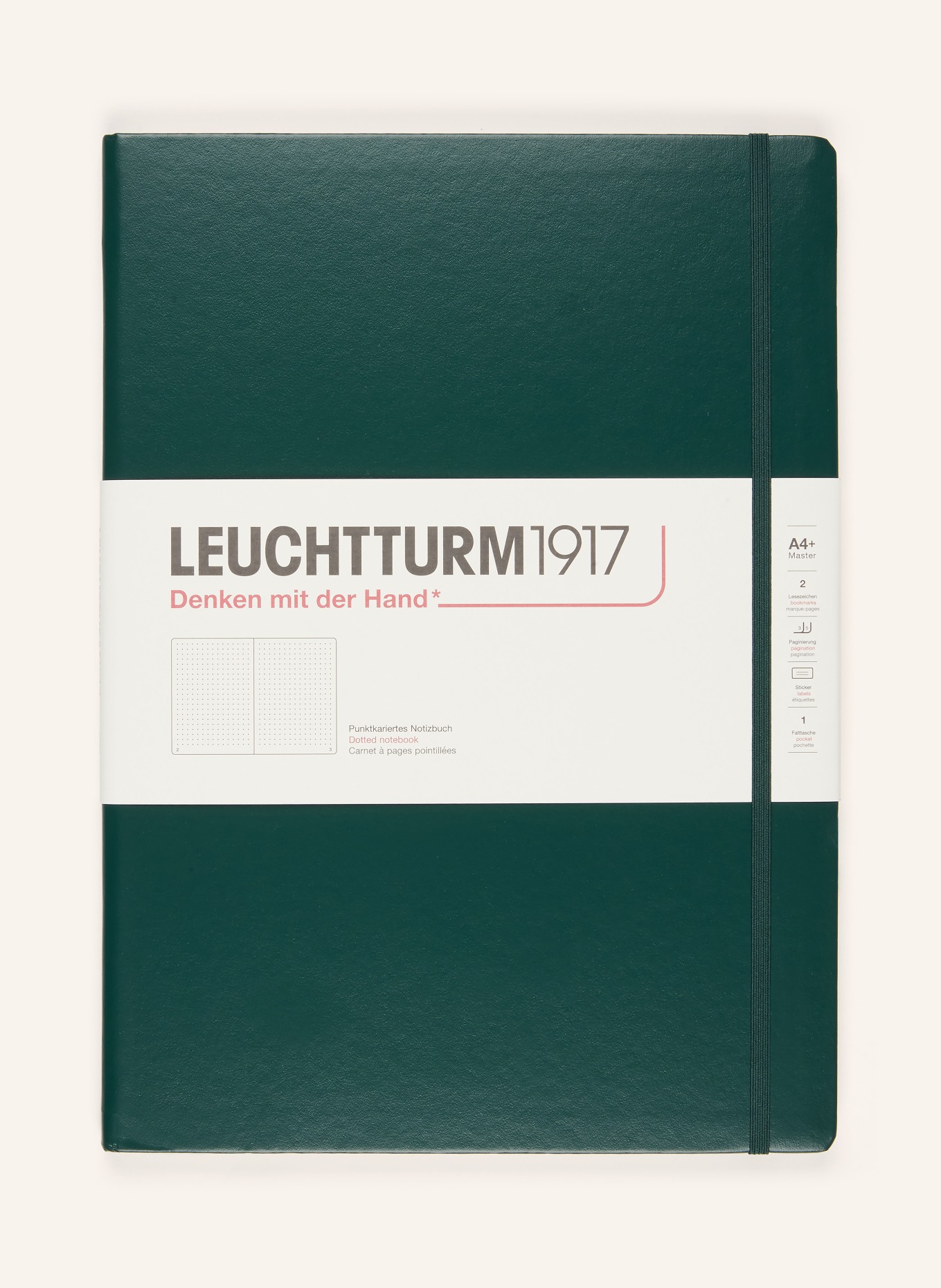 LEUCHTTURM Notizbuch: DUNKELGRÜN