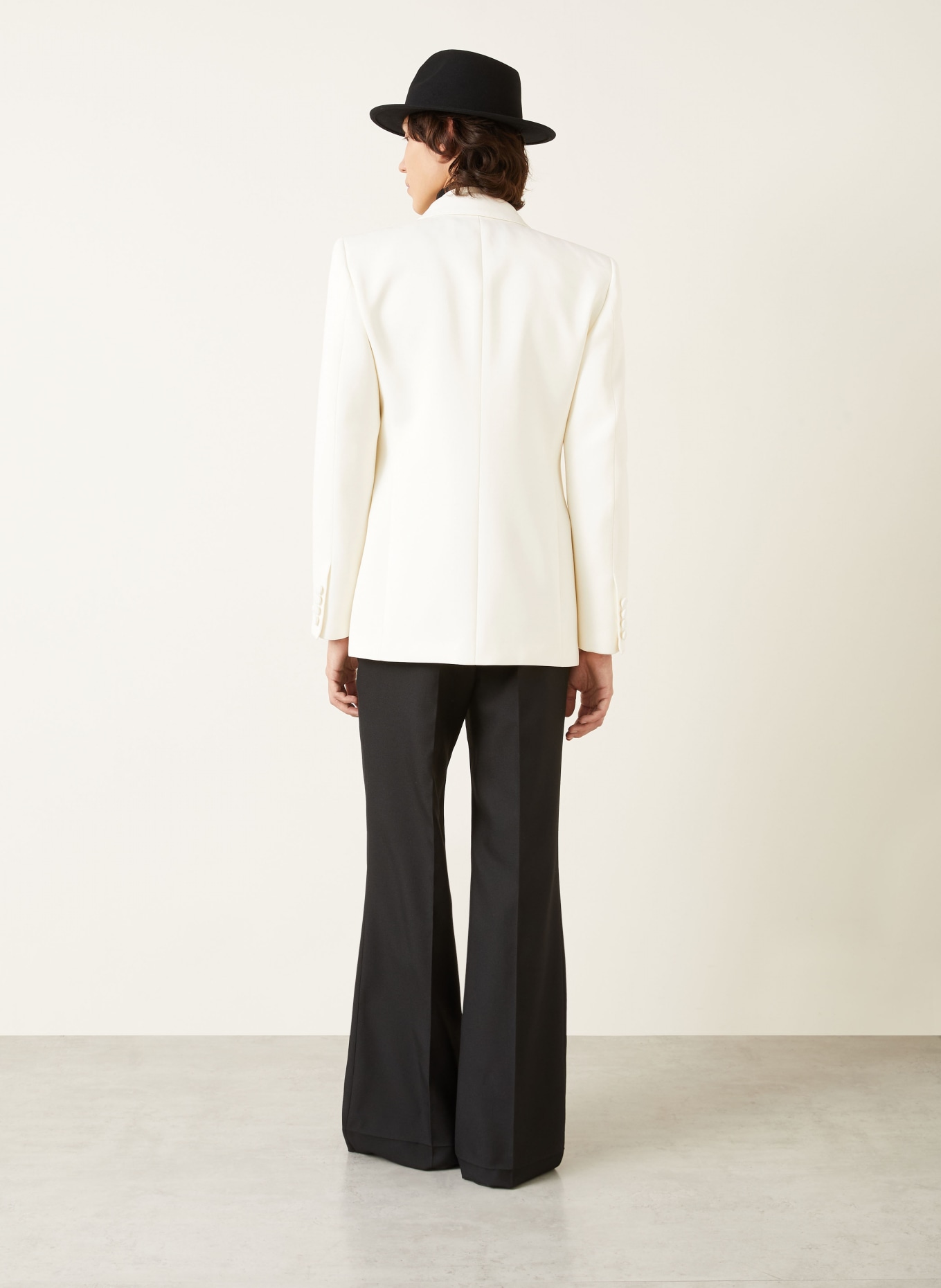 VALENTINO Regular fit jacket: ECRU