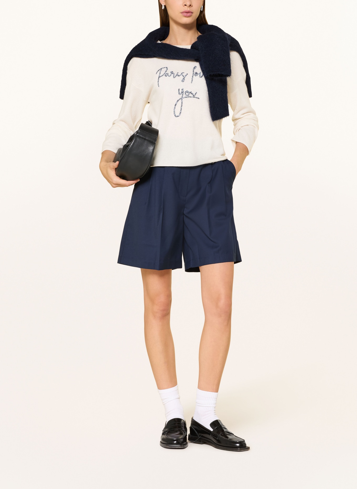 darling harbour Cashmere-Pullover: CREME