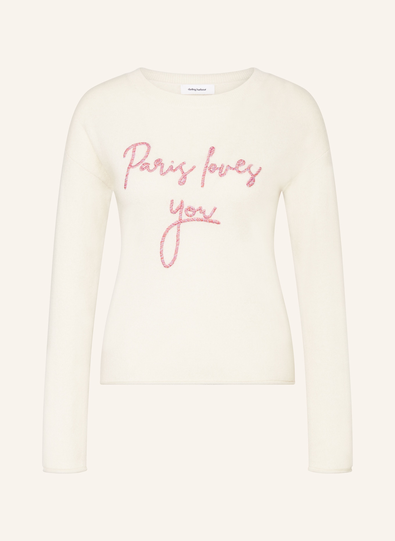 darling harbour Cashmere-Pullover: creme / pastels