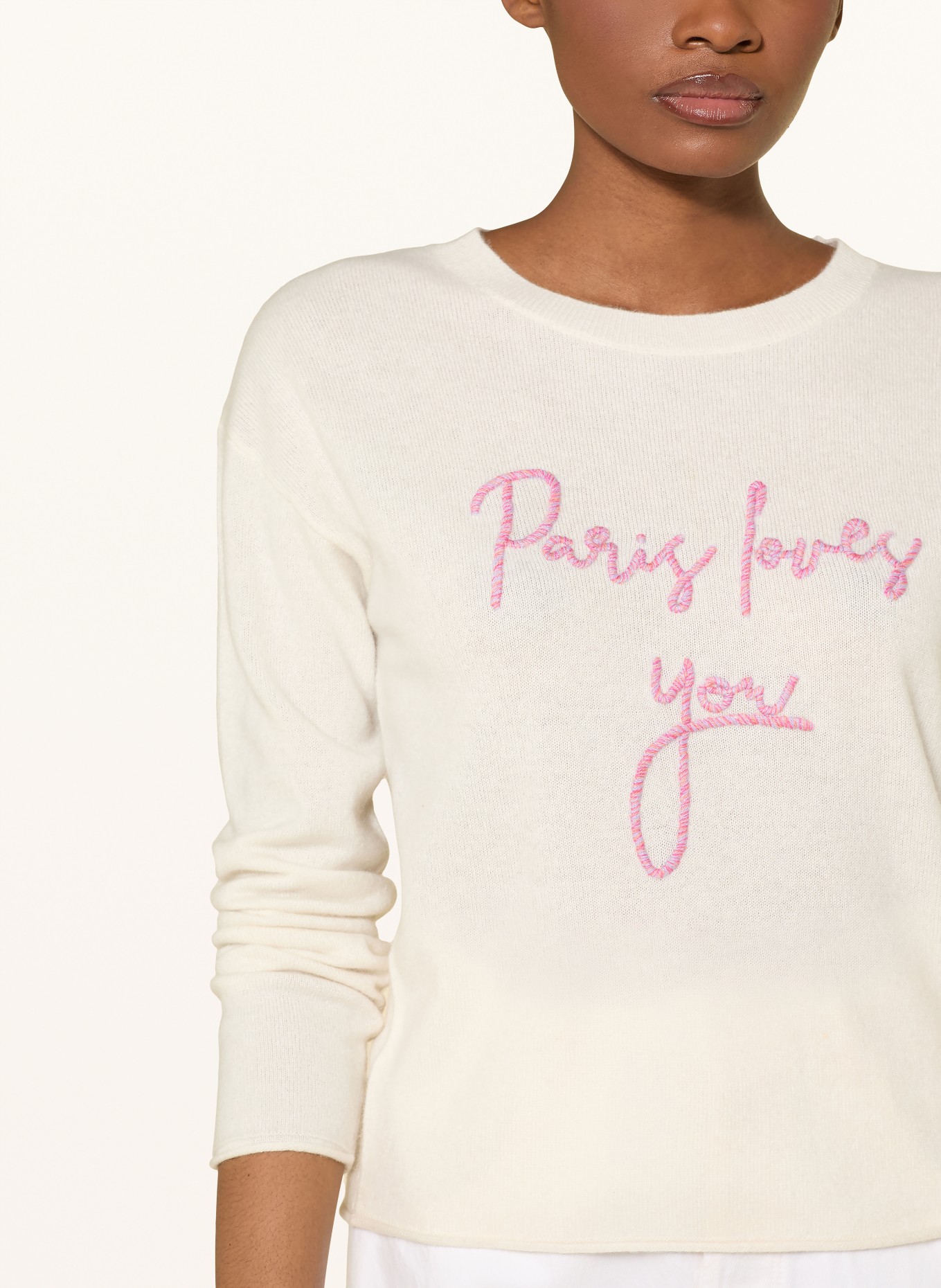 darling harbour Cashmere-Pullover: creme / pastels