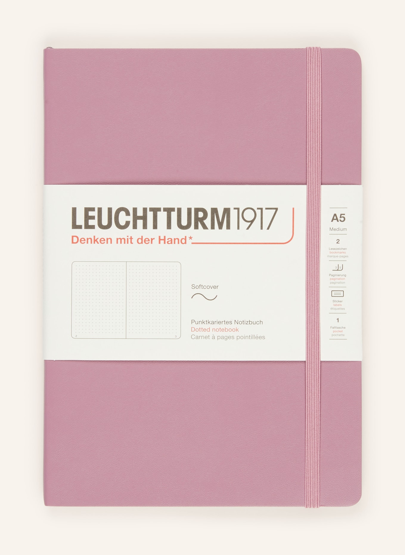 LEUCHTTURM Notizbuch: ROSÉ