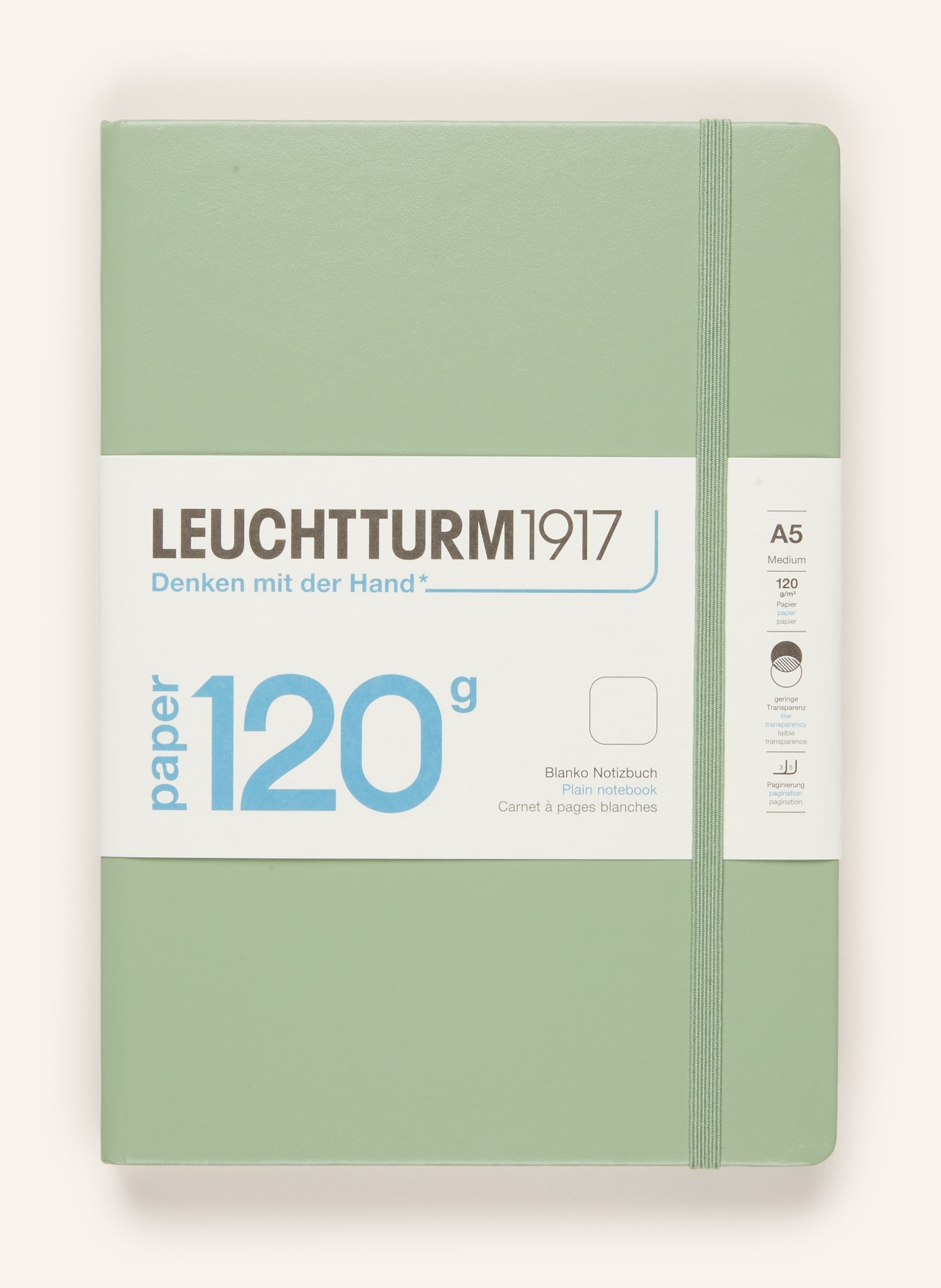 LEUCHTTURM Notizbuch EDITION 120 MEDIUM: HELLGRÜN