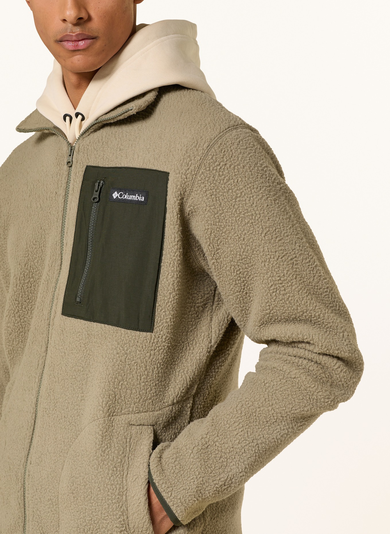 Columbia Fleecejacke JASPER RIDGE™: KHAKI / DUNKELGRÜN