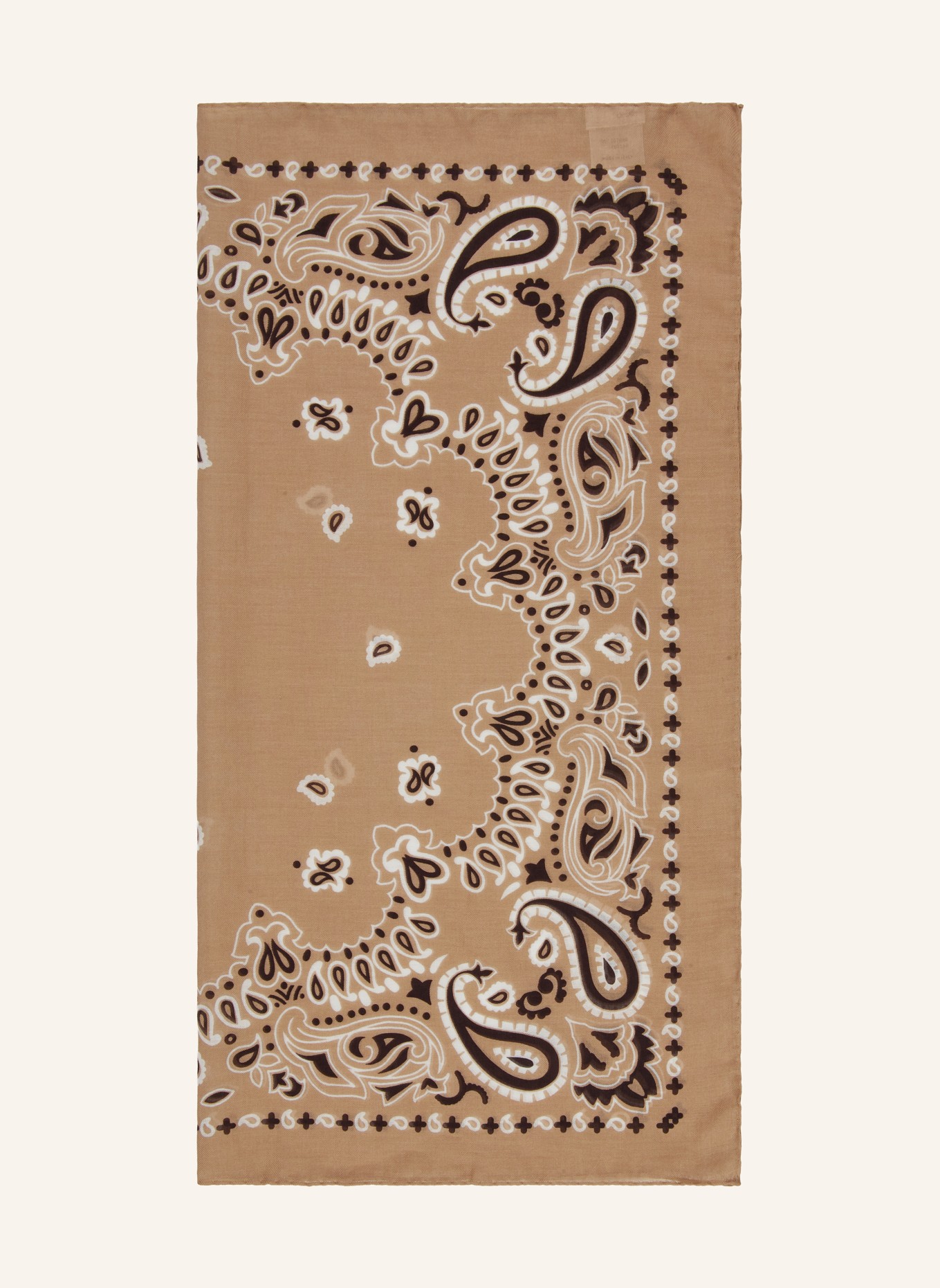 destin cloth: BEIGE / DARK BROWN / WHITE