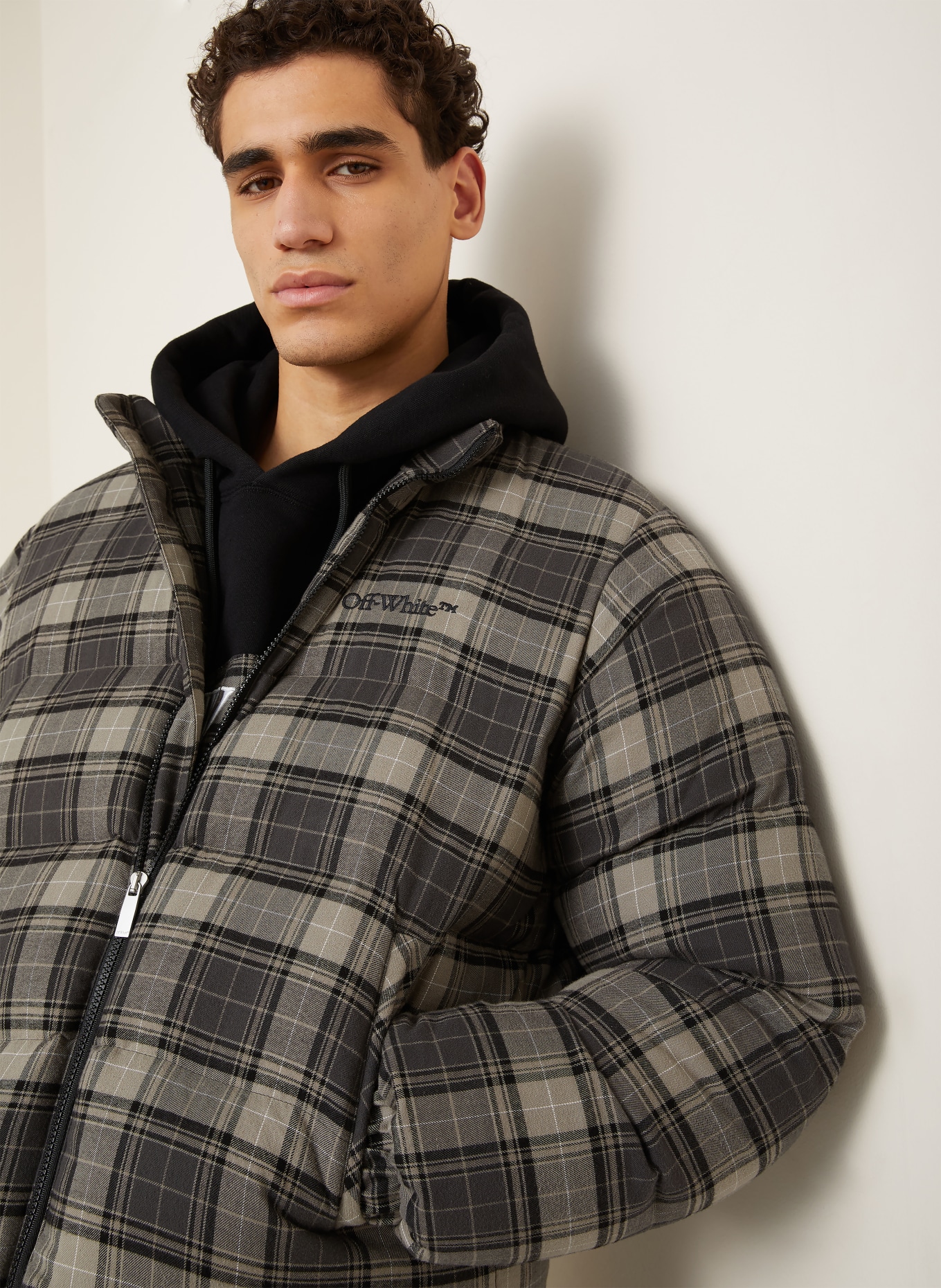 Off-White Daunenjacke: DUNKELGRAU / GRAU