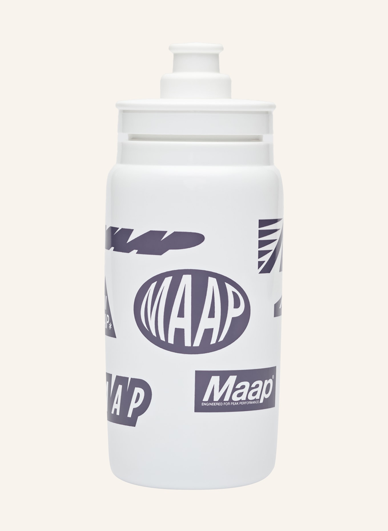 MAAP Trinkflasche DROME: WEISS / SCHWARZ