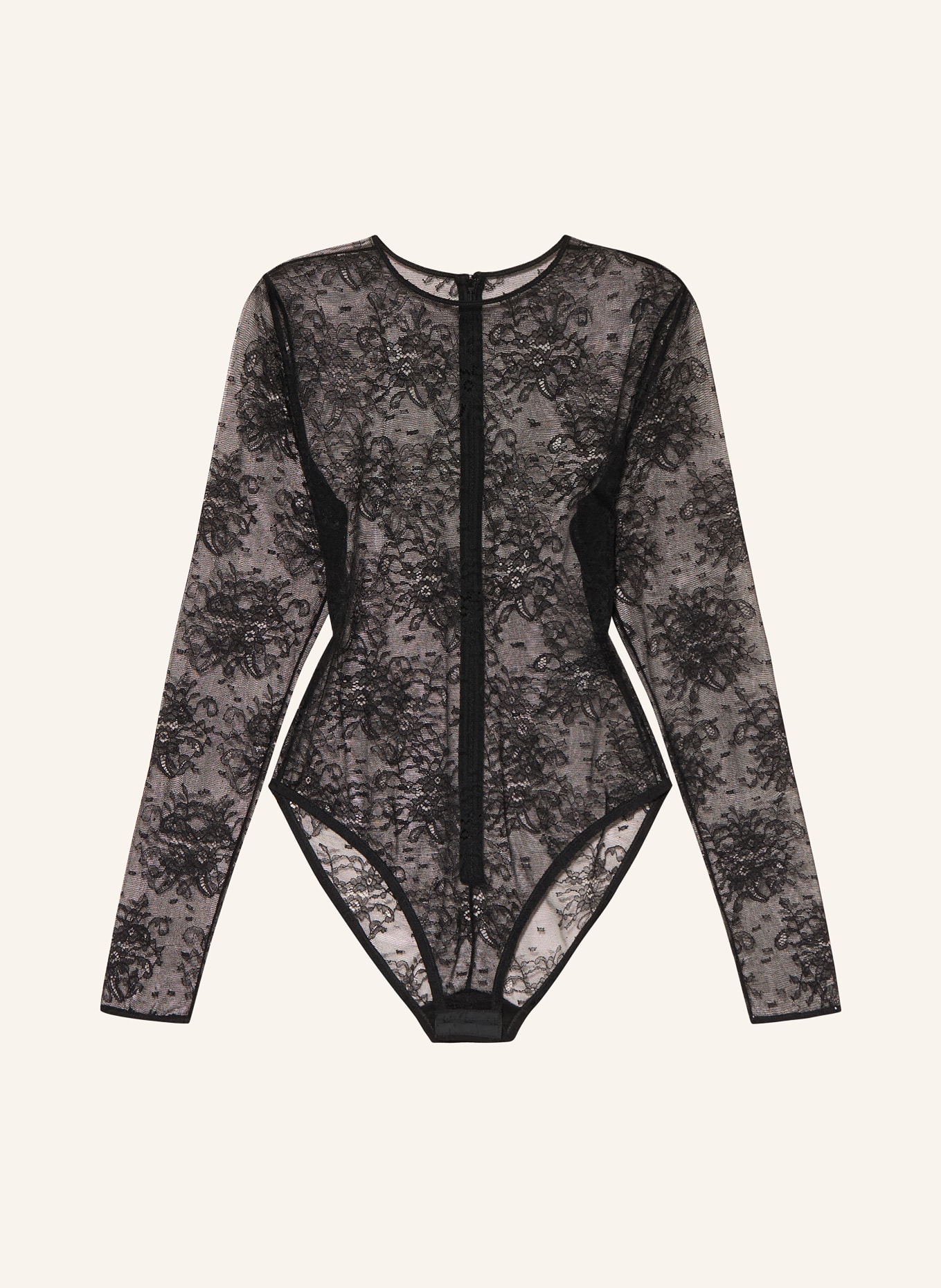 DOLCE & GABBANA Spitzenbody: SCHWARZ