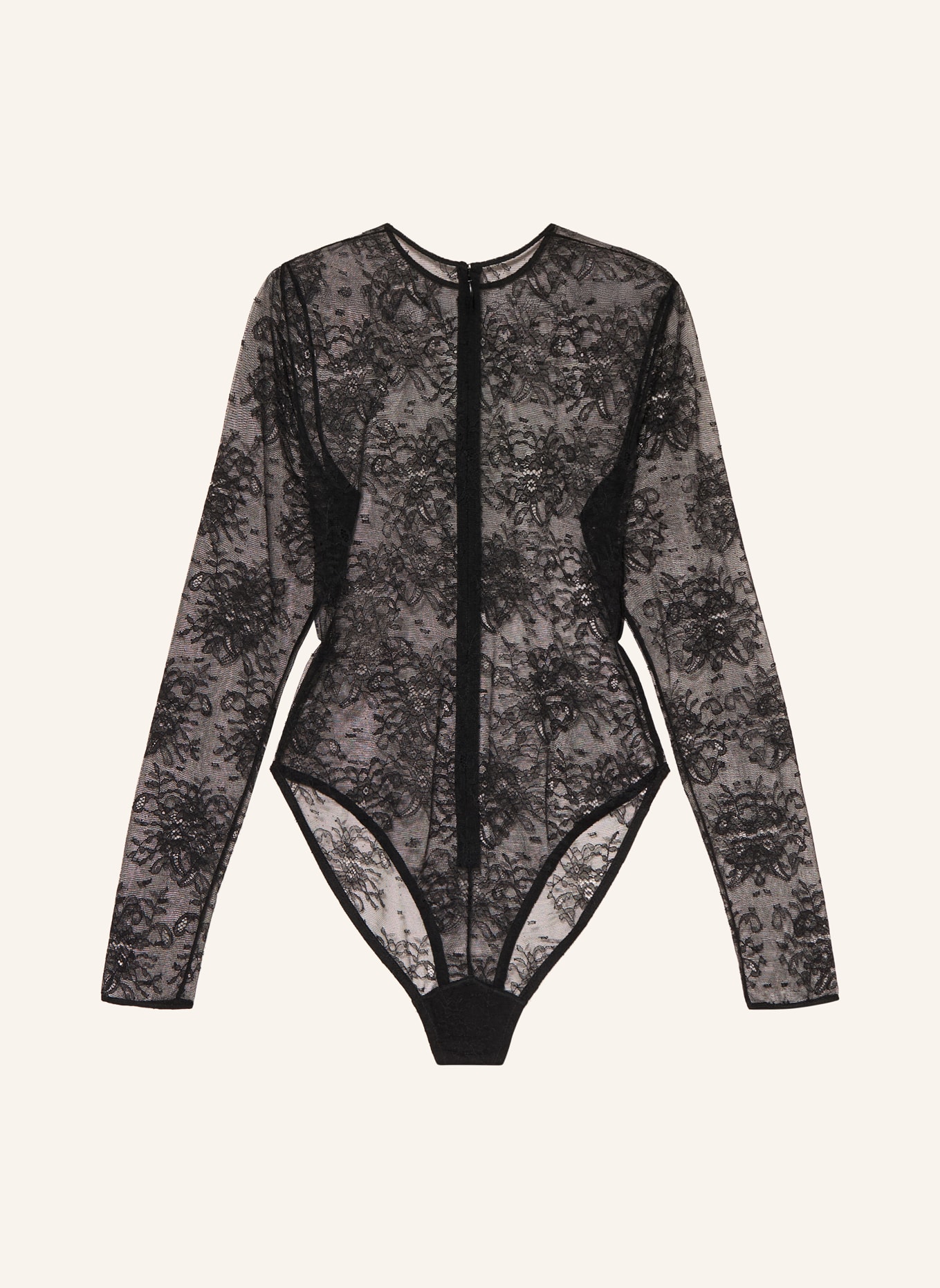 DOLCE & GABBANA Spitzenbody: SCHWARZ