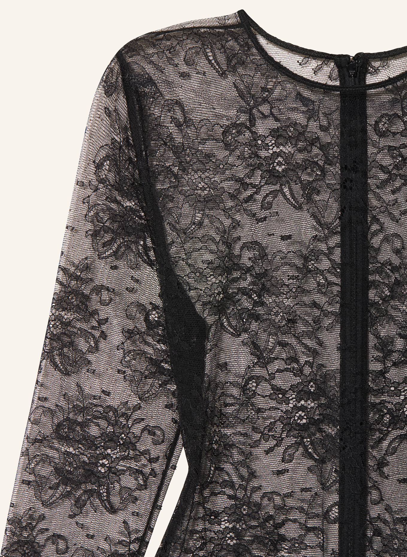 DOLCE & GABBANA Spitzenbody: SCHWARZ