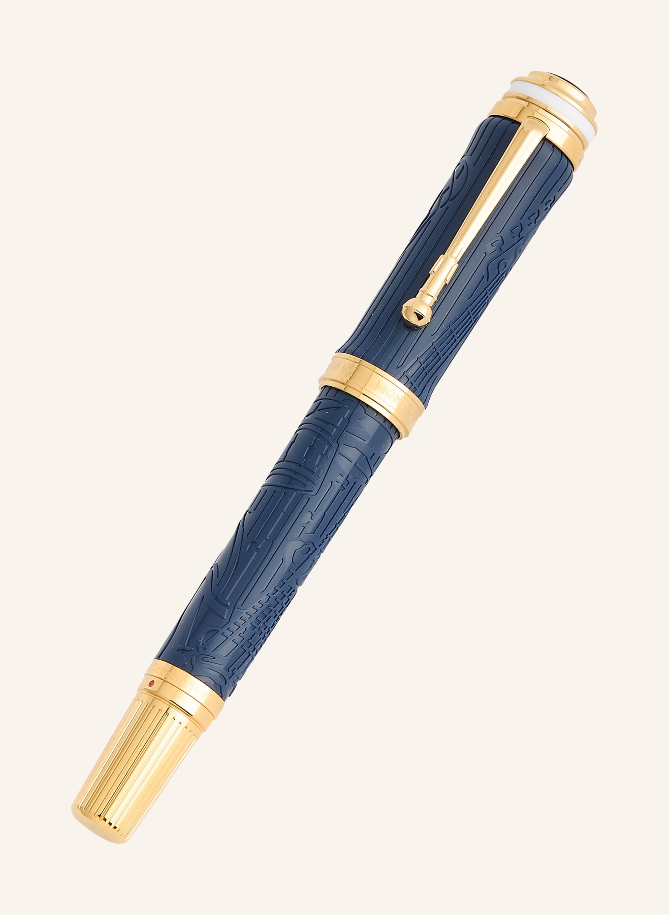 MONTBLANC Rollerball GREAT CHARACTERS HOMAGE TO QUEEN SPECIAL EDITION: DUNKELBLAU / SILBER