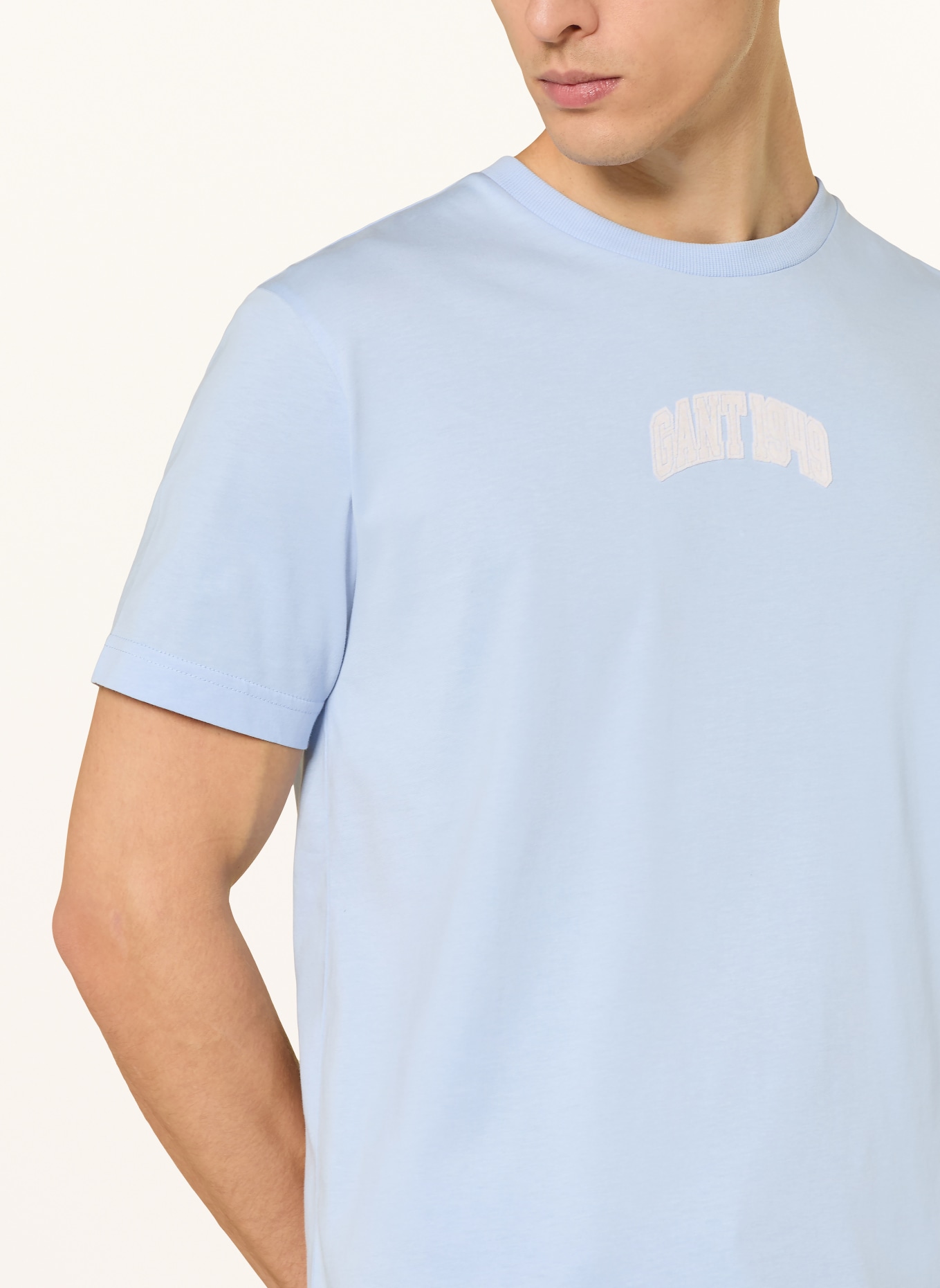 GANT T-Shirt: HELLBLAU