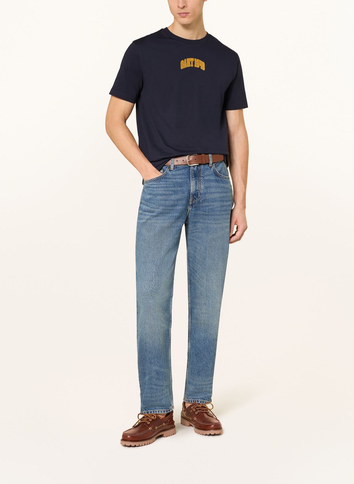 GANT T-Shirt: DUNKELBLAU