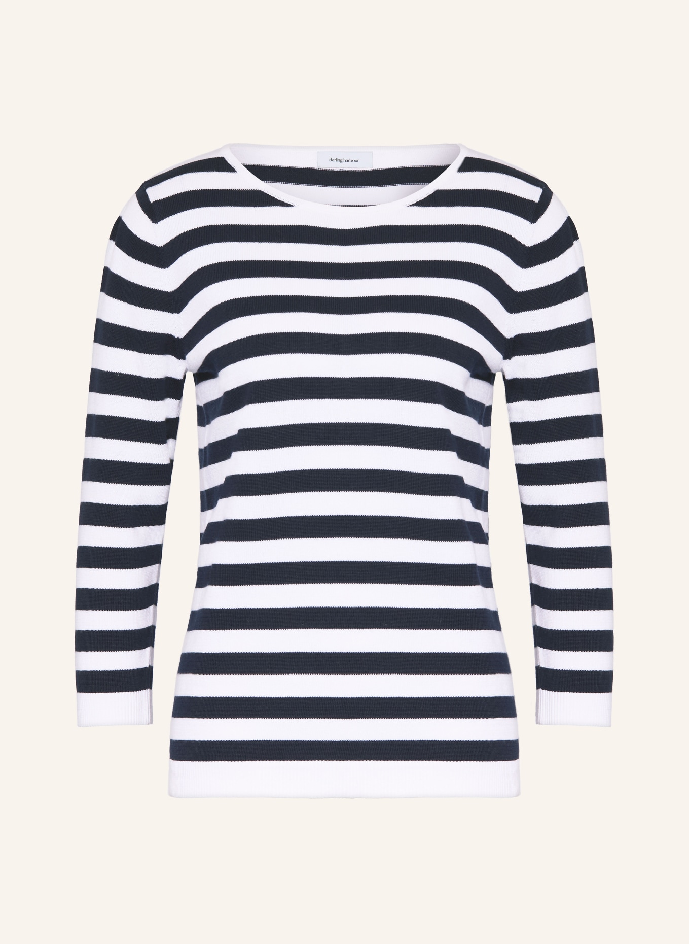 darling harbour Pullover: WHITE / NAVY
