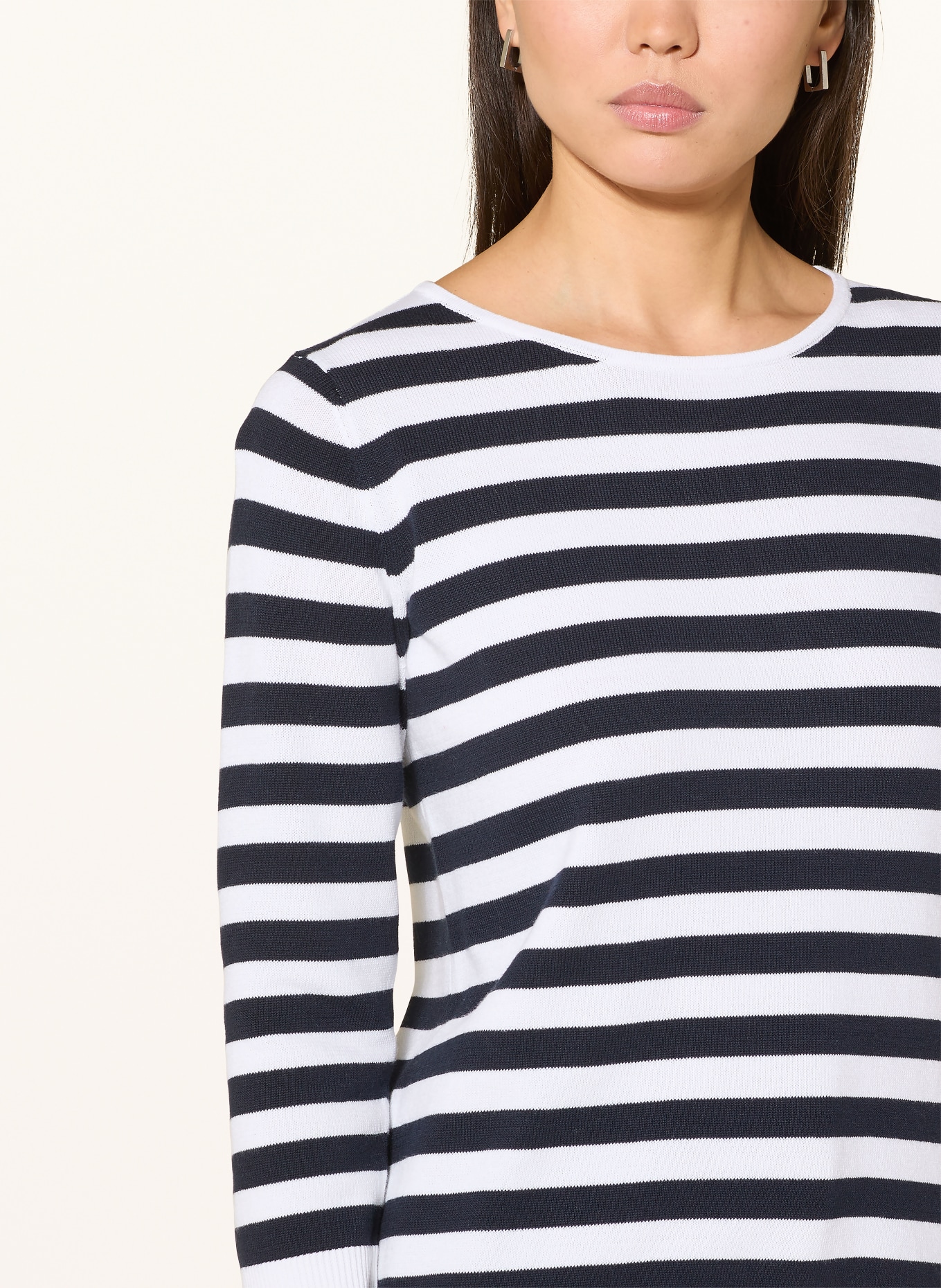 darling harbour Pullover: WHITE / NAVY