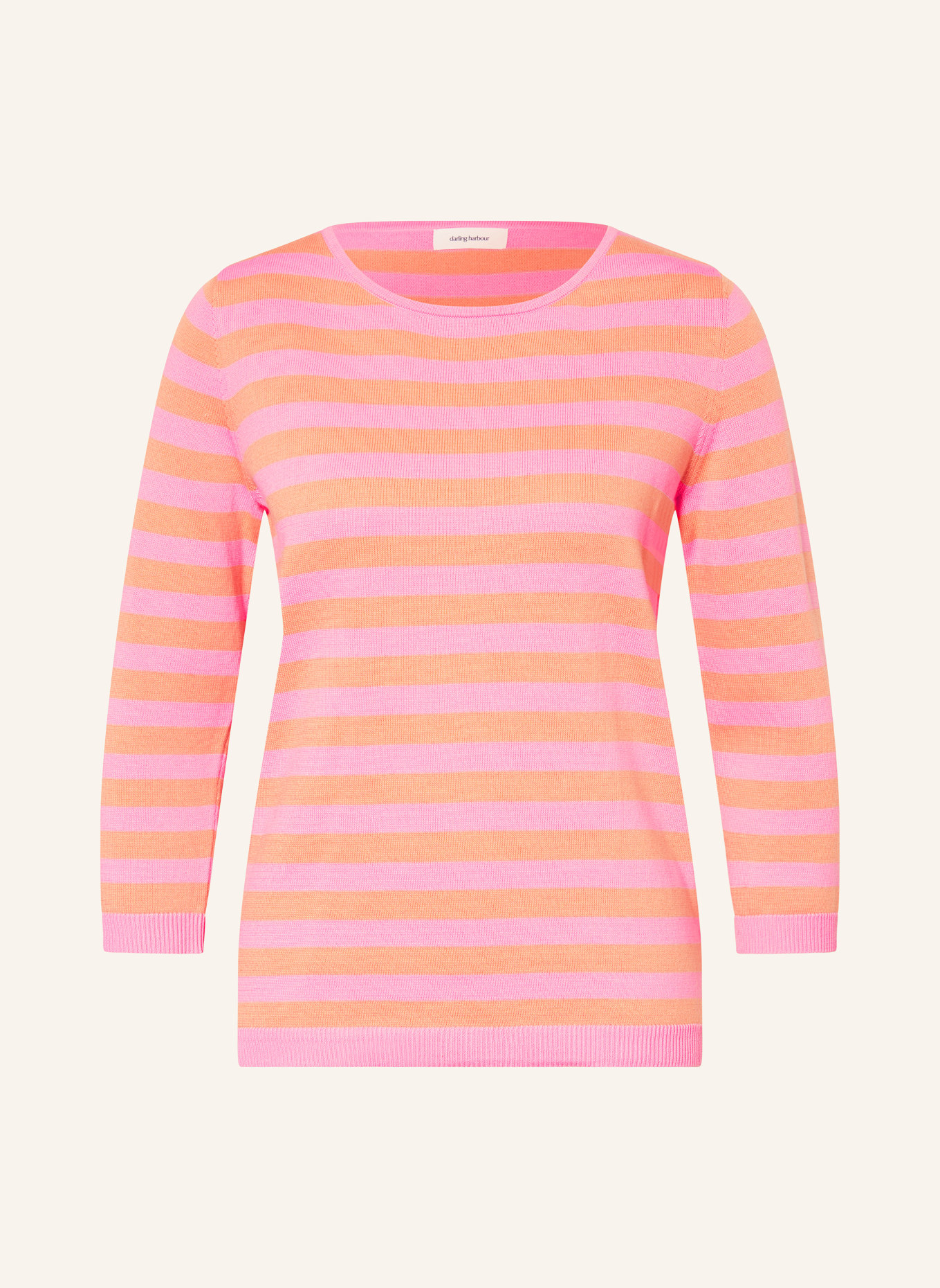 darling harbour Pullover: apricot / pink