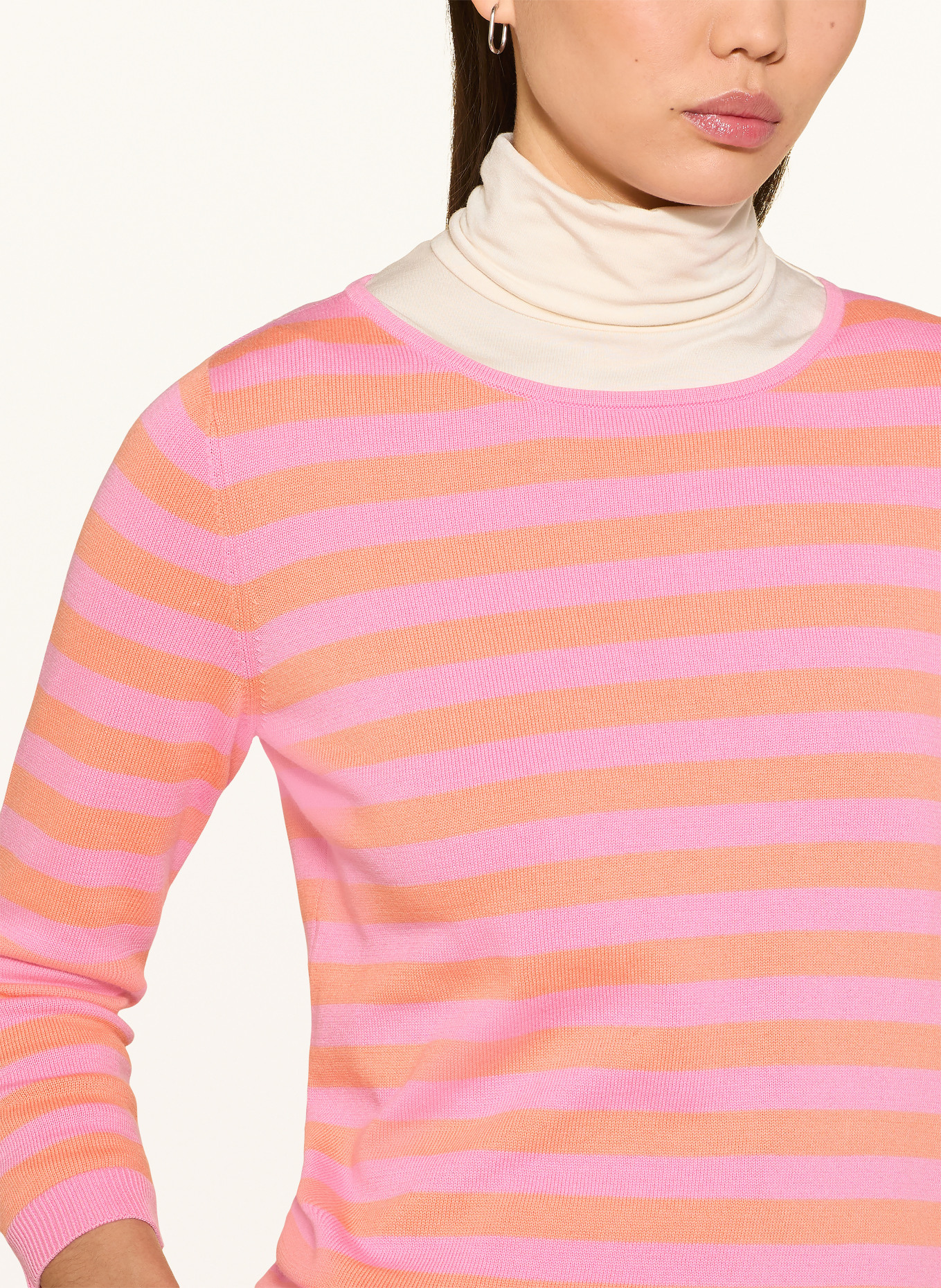 darling harbour Pullover: apricot / pink