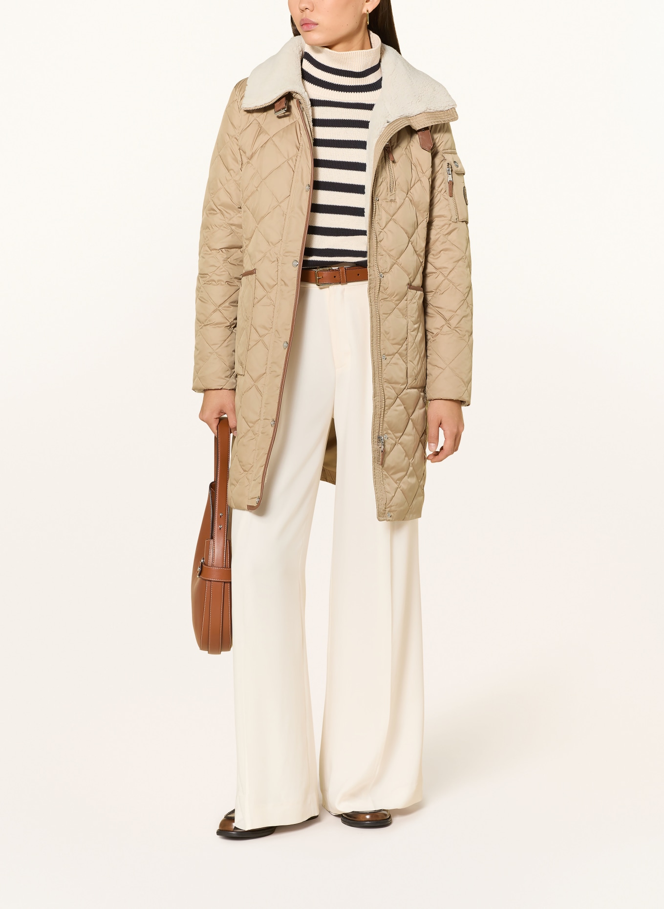 LAUREN RALPH LAUREN Daunenmantel: HELLBRAUN