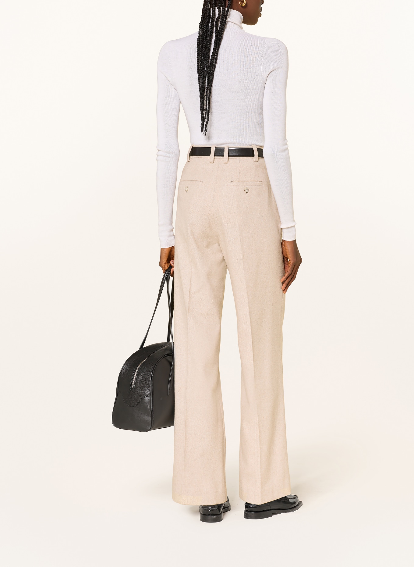 ALMADA LABEL Marlenehose PENNY: CREME