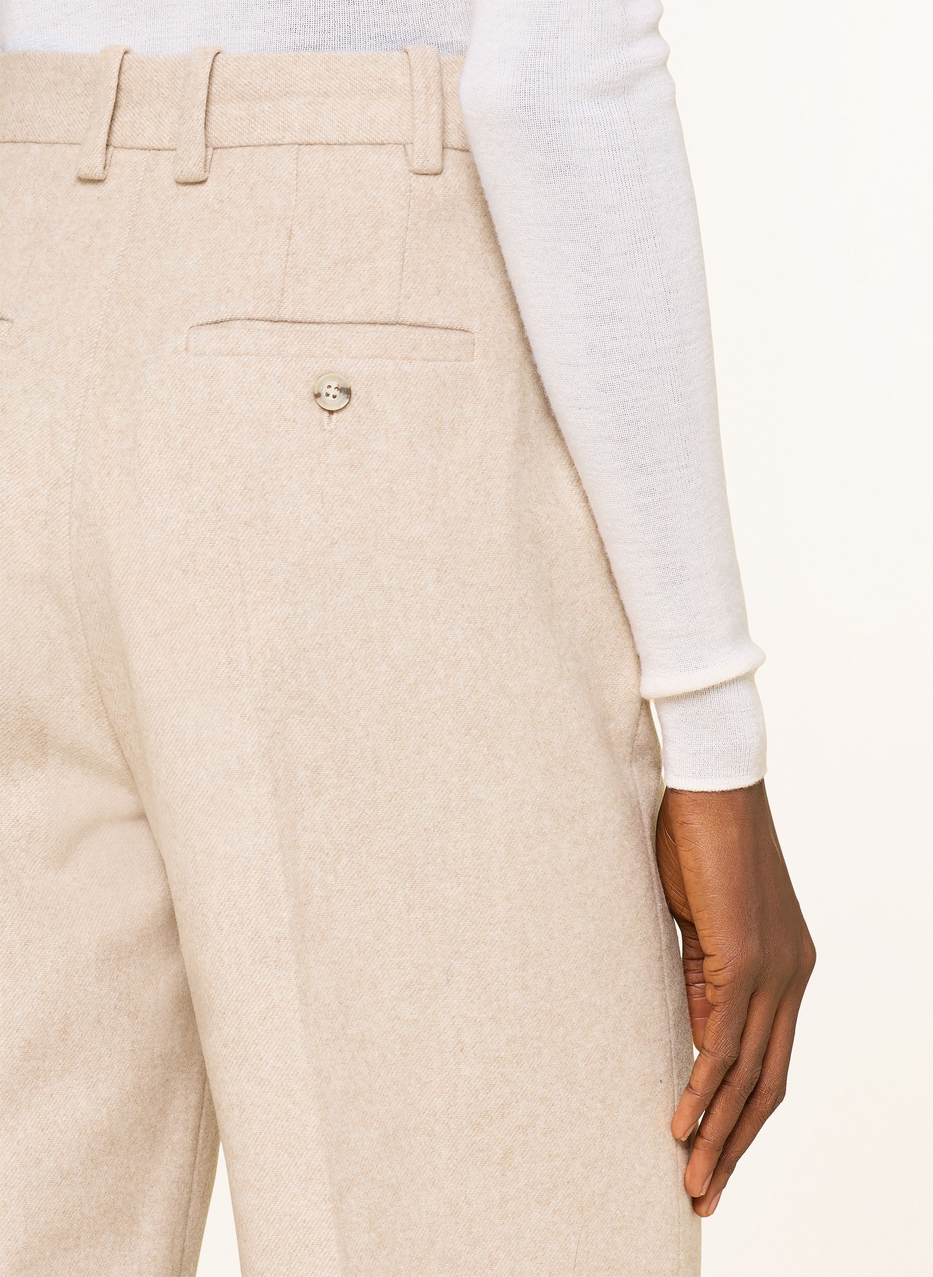 ALMADA LABEL Marlenehose PENNY: CREME