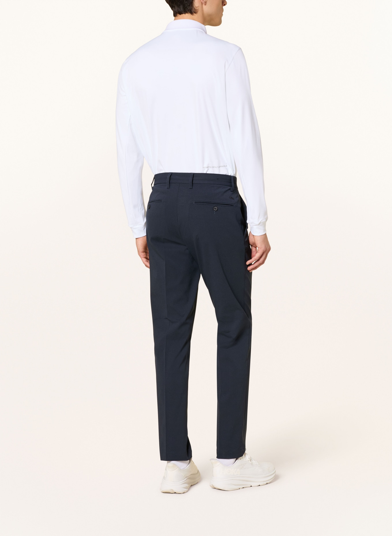 MANORS Funktions-Poloshirt THE COURSE: WEISS