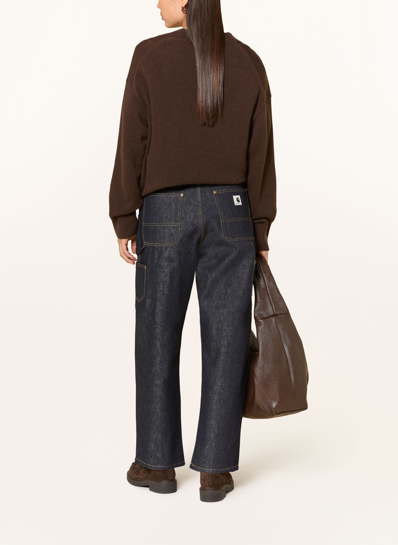 carhartt WIP Barrel jeans BRANDON: 0101 Blue rigid