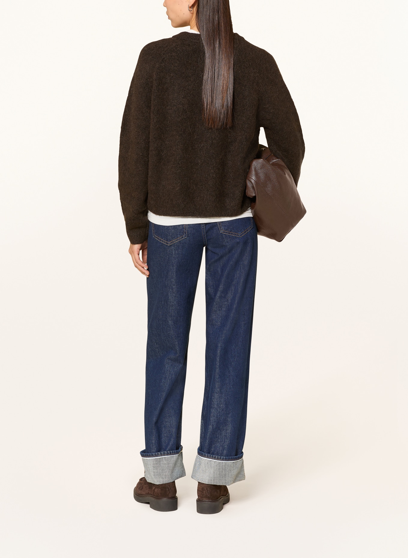 Marc O'Polo DENIM Pullover: DUNKELBRAUN