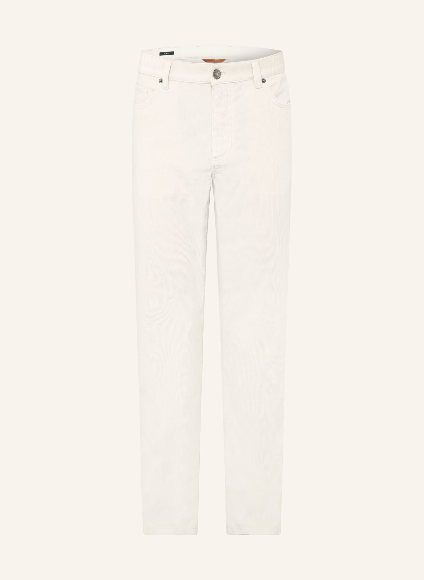 ZEGNA Cordhose Slim Fit: CREME