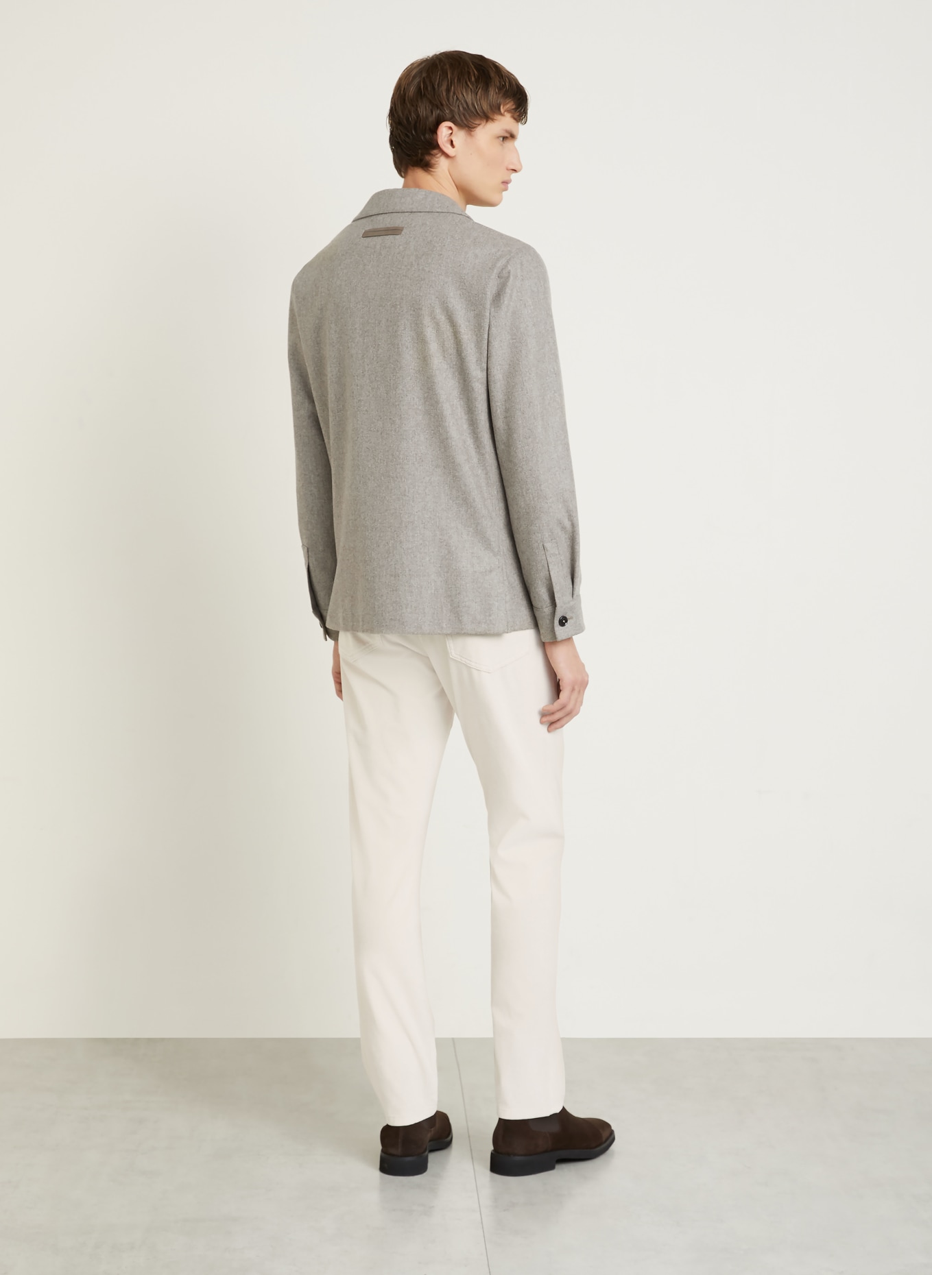 ZEGNA Cordhose Slim Fit: CREME