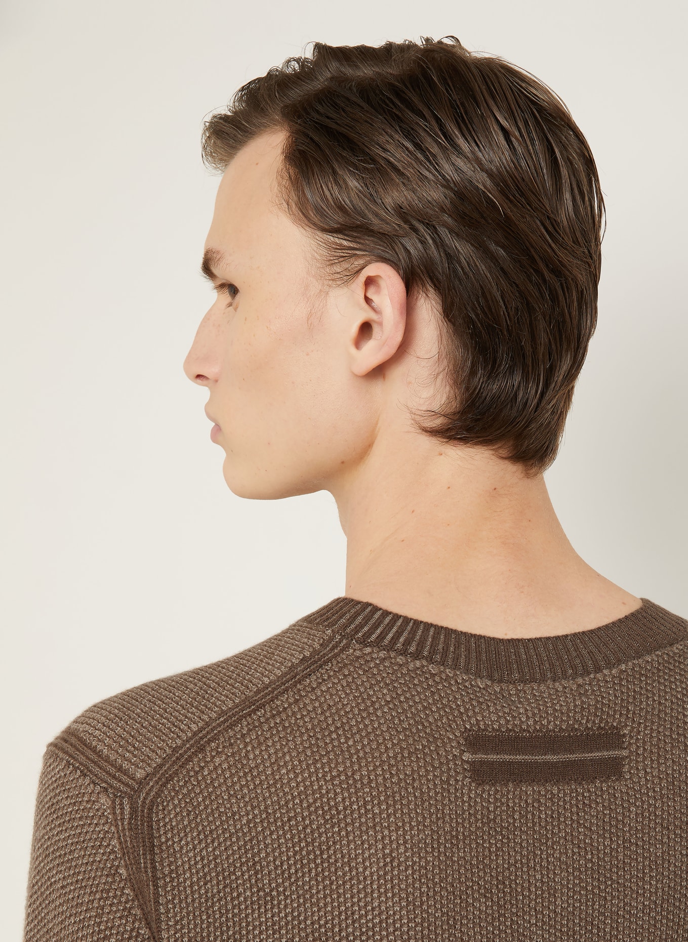 ZEGNA Cashmere-Pullover: HELLBRAUN / BRAUN
