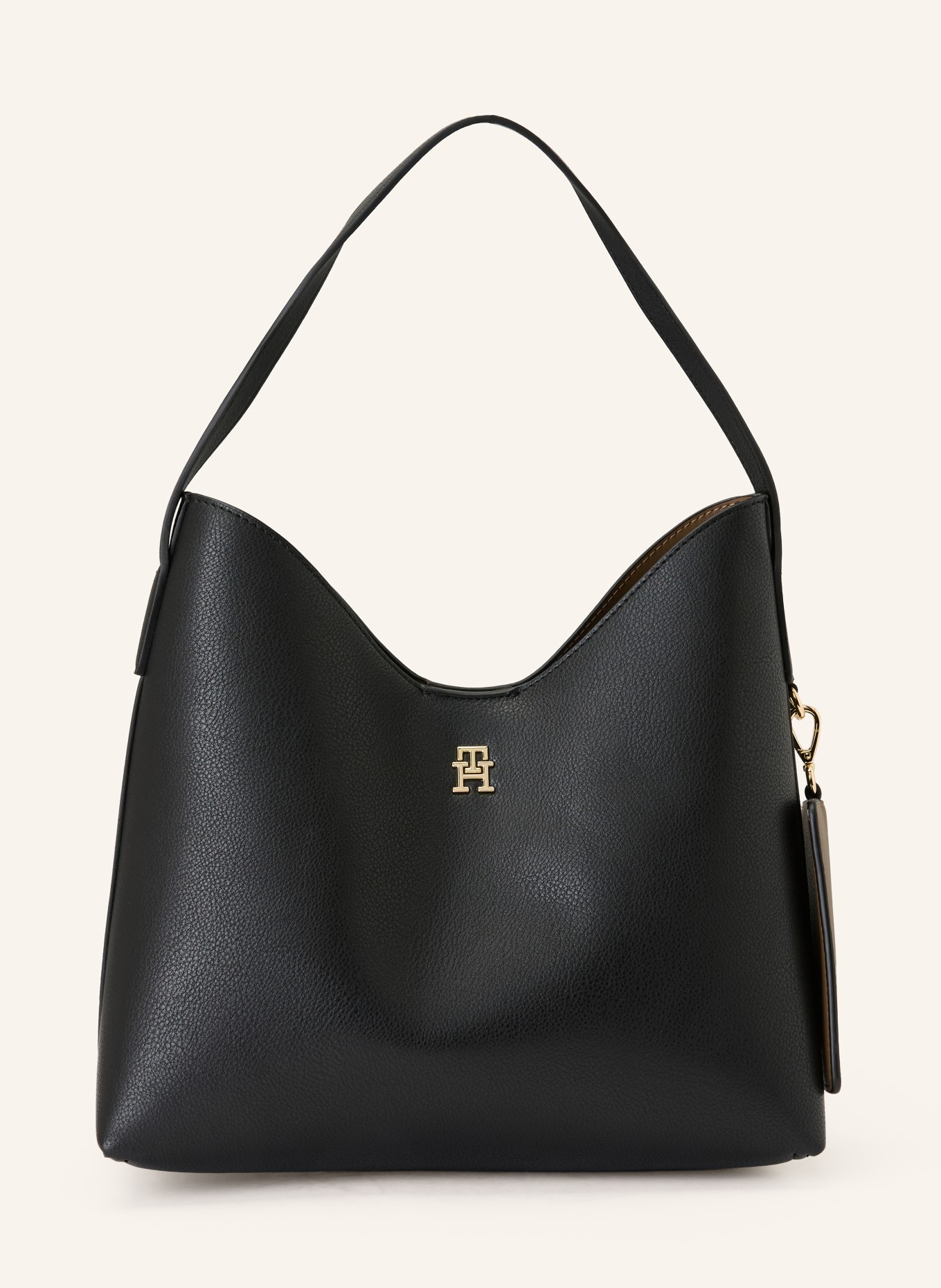 TOMMY HILFIGER Handtasche: SCHWARZ