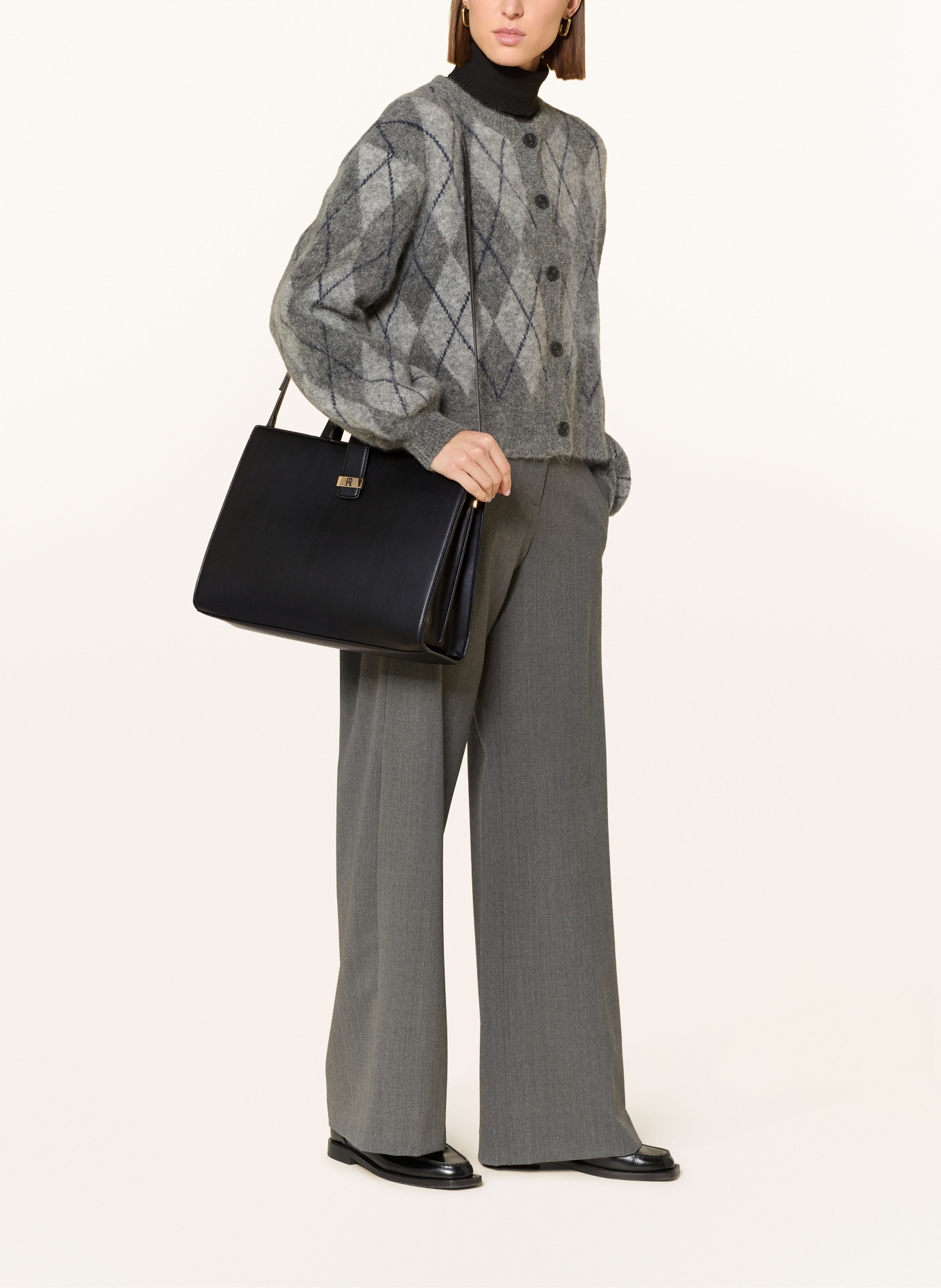 TOMMY HILFIGER Handtasche: SCHWARZ