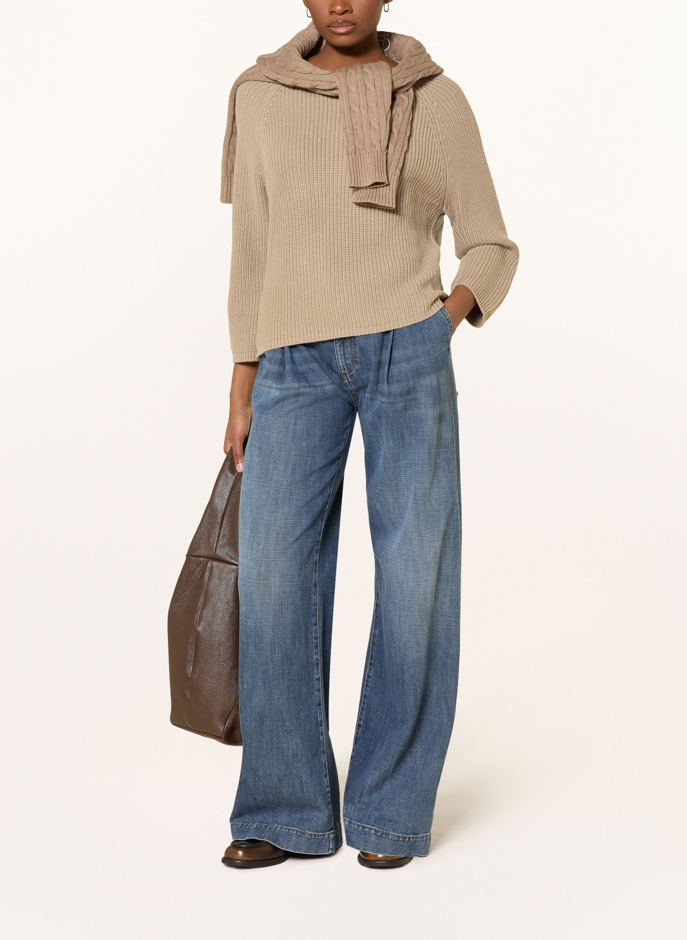 darling harbour Pullover: TAUPE