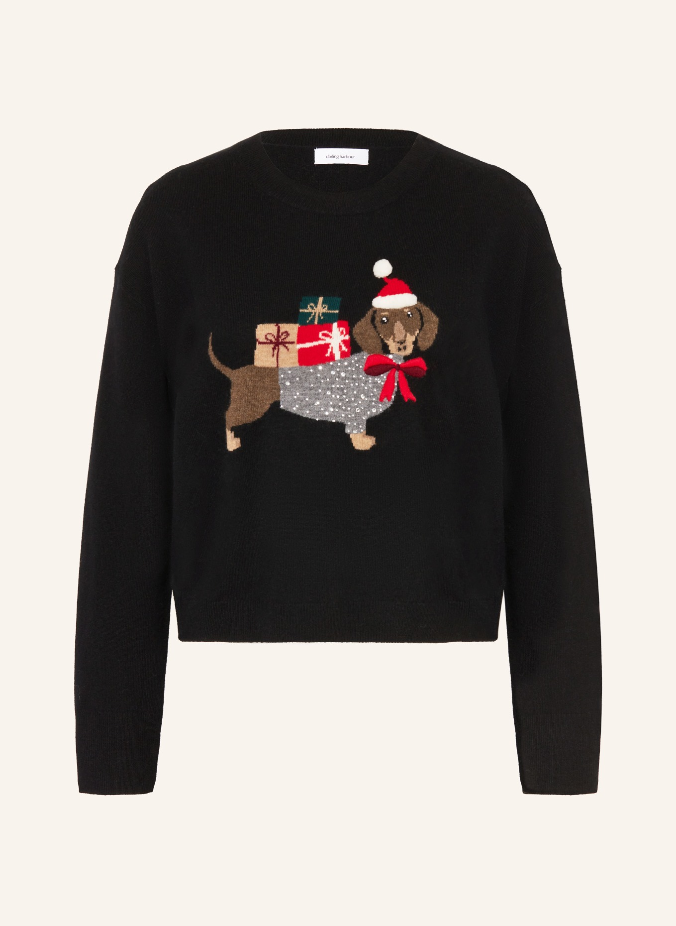 darling harbour Pullover: BLACK