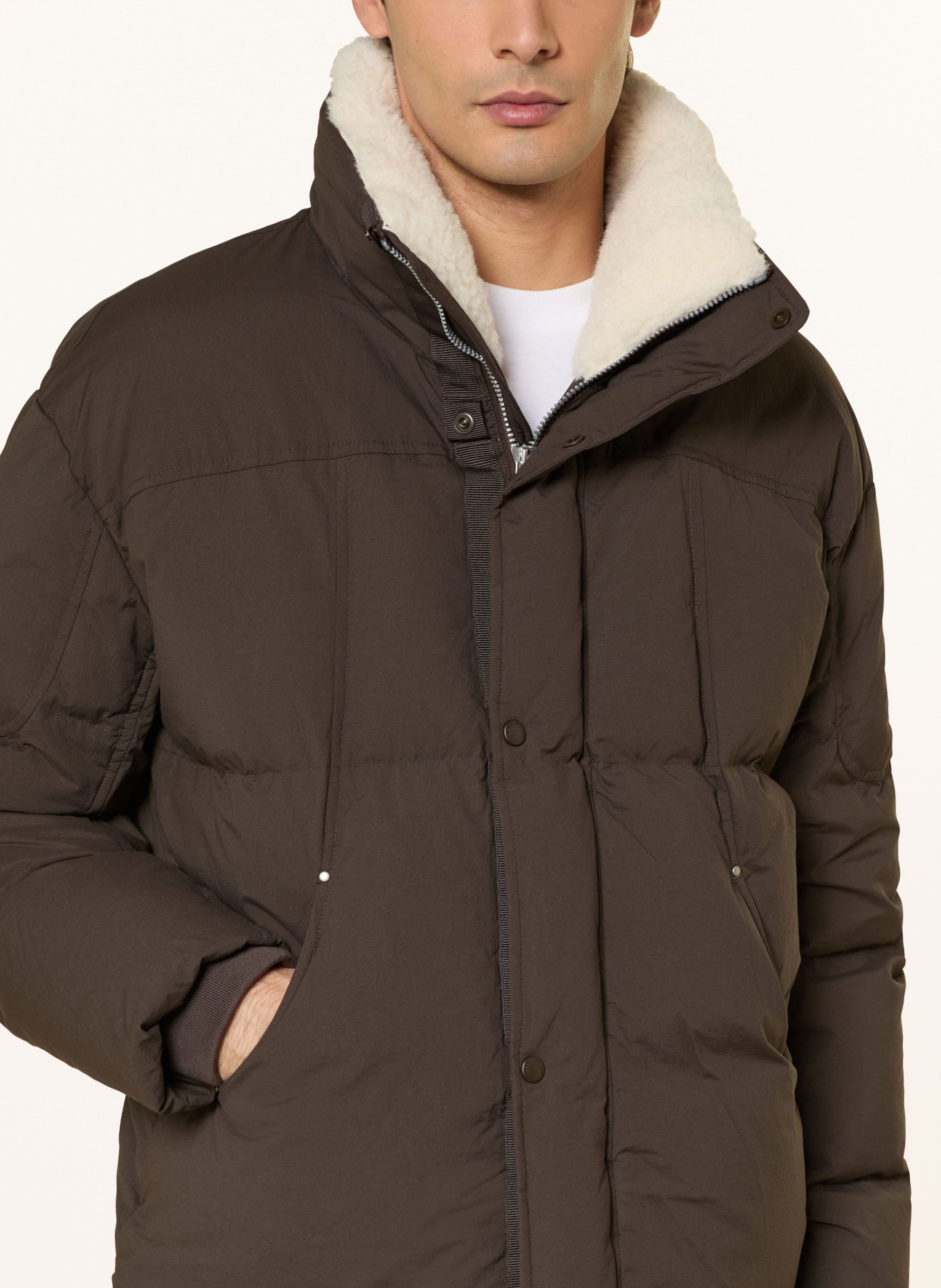 MOOSE KNUCKLES Daunenjacke EVEREST: DUNKELBRAUN