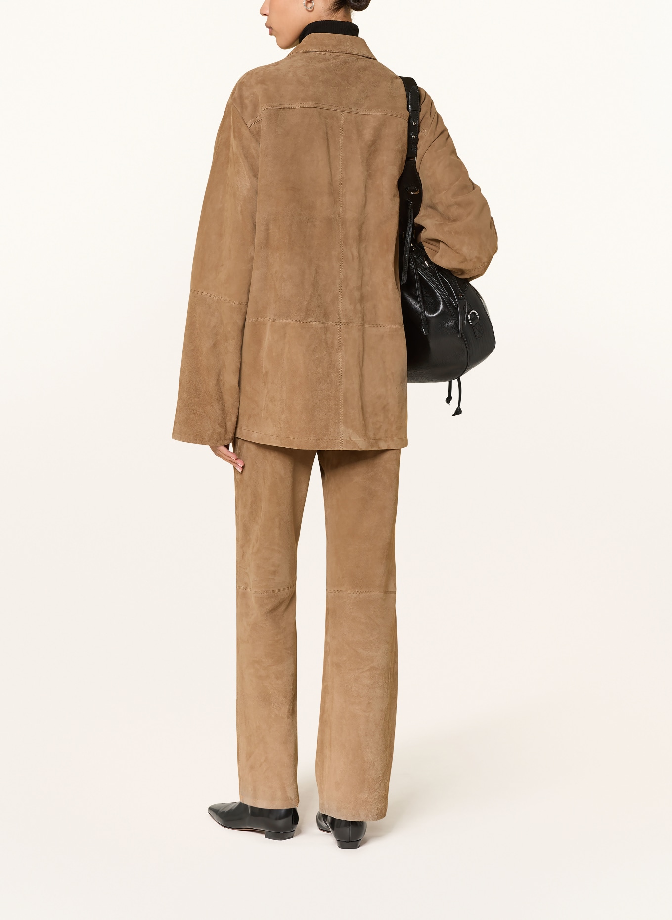 Nanushka Lederhose SELDES: CAMEL
