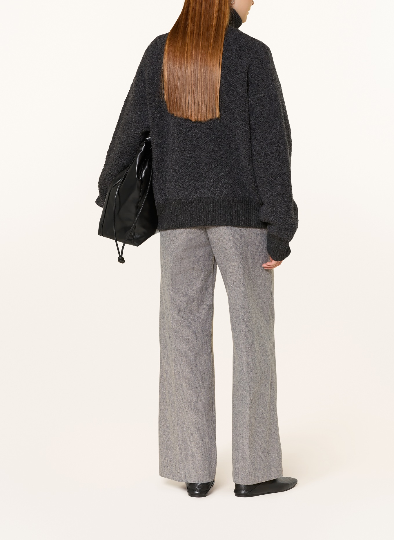 ARMEDANGELS Marlenehose LEANDRAA HANDAAS: BLAUGRAU