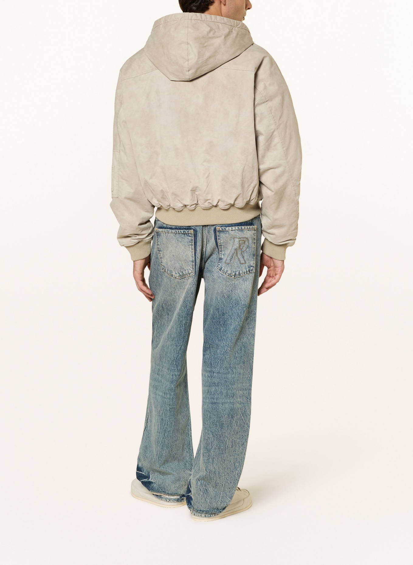 REPRESENT Jacke: CREME / HELLGRAU