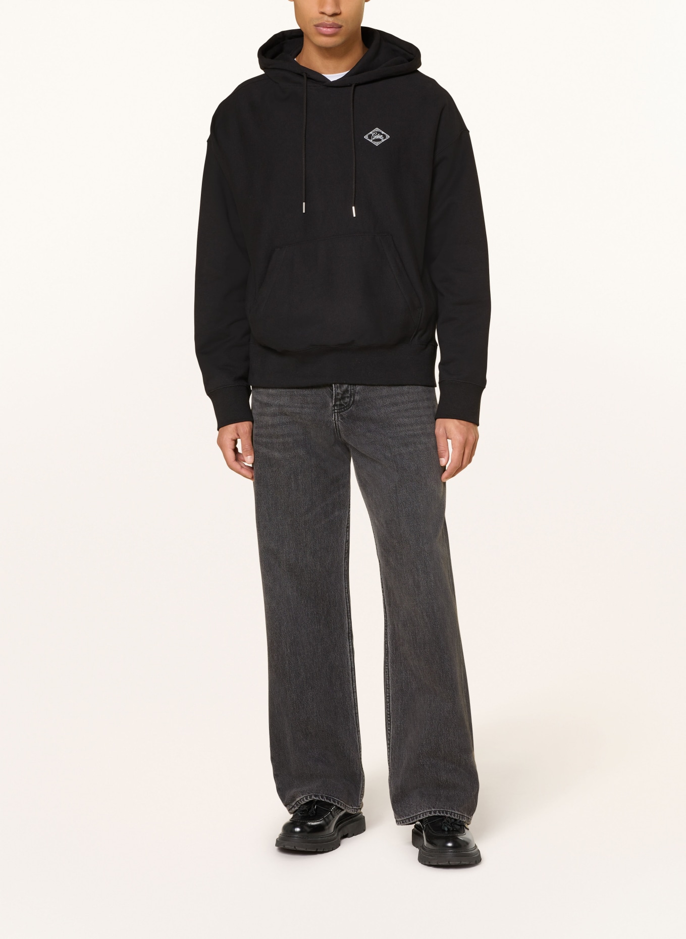 Calvin Klein Jeans Hoodie: SCHWARZ / WEISS